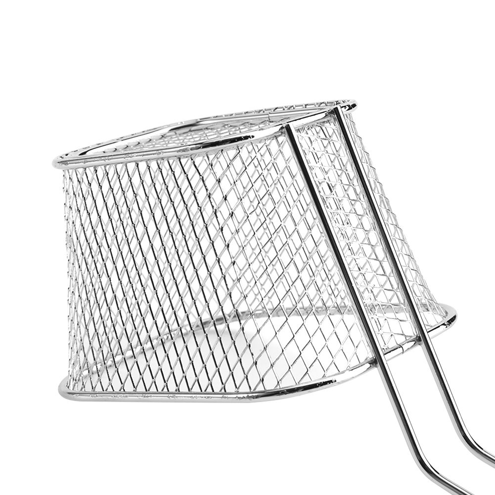 8Pcs Mini Stainless Steel Chips Deep Fry Baskets Food Presentation Strainer view 5