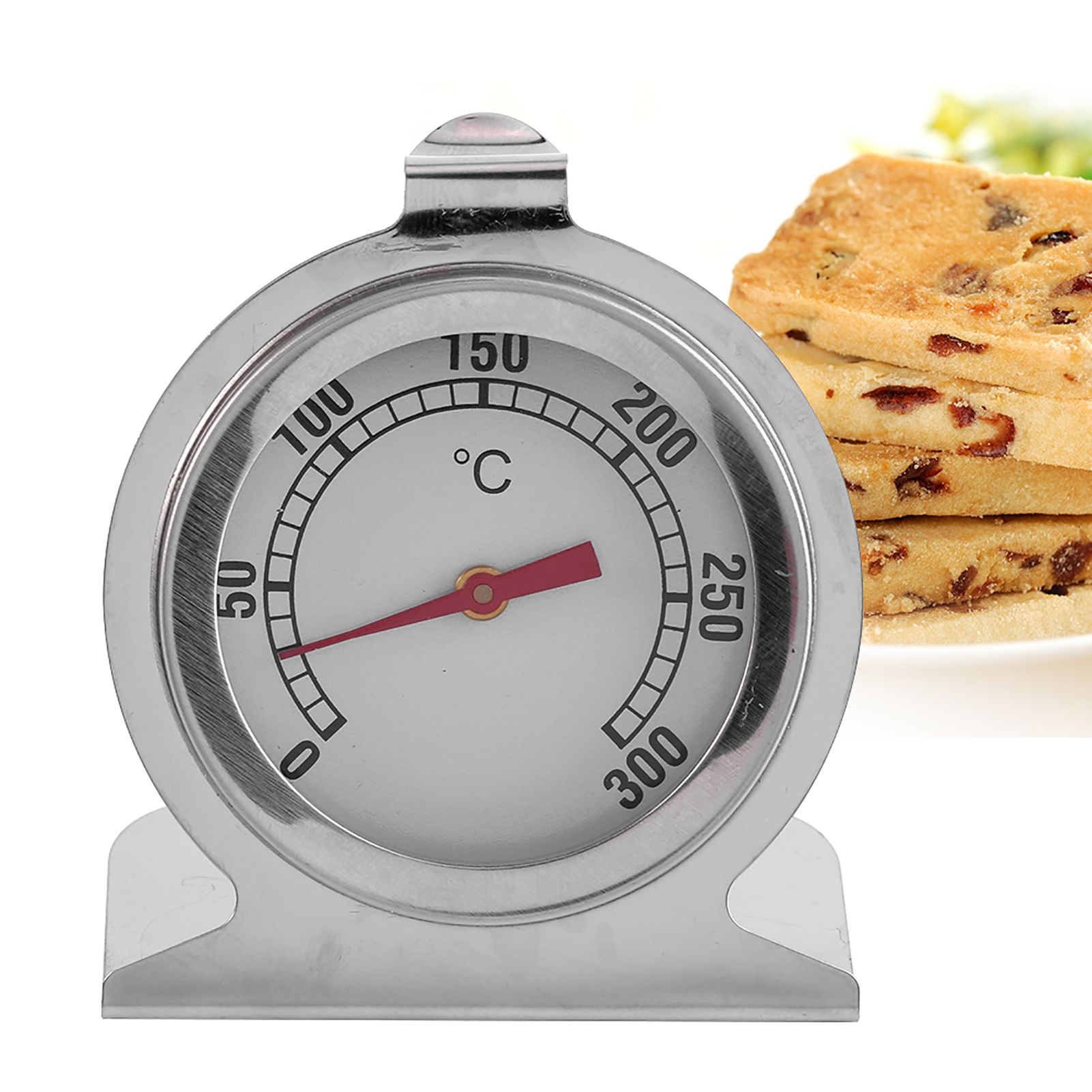 1Pc Stainless Steel Oven Thermometer Kitchen Baking Temperature Measuring Tool Hot view 10