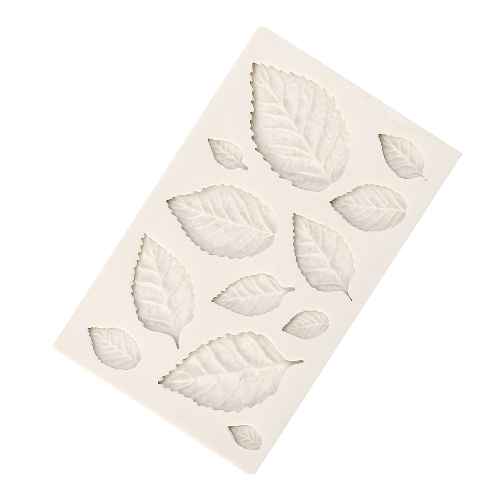 3D Silicone Leaves Fondant Cake Mold Creative Chocolate Sugarcraft Mould view 2