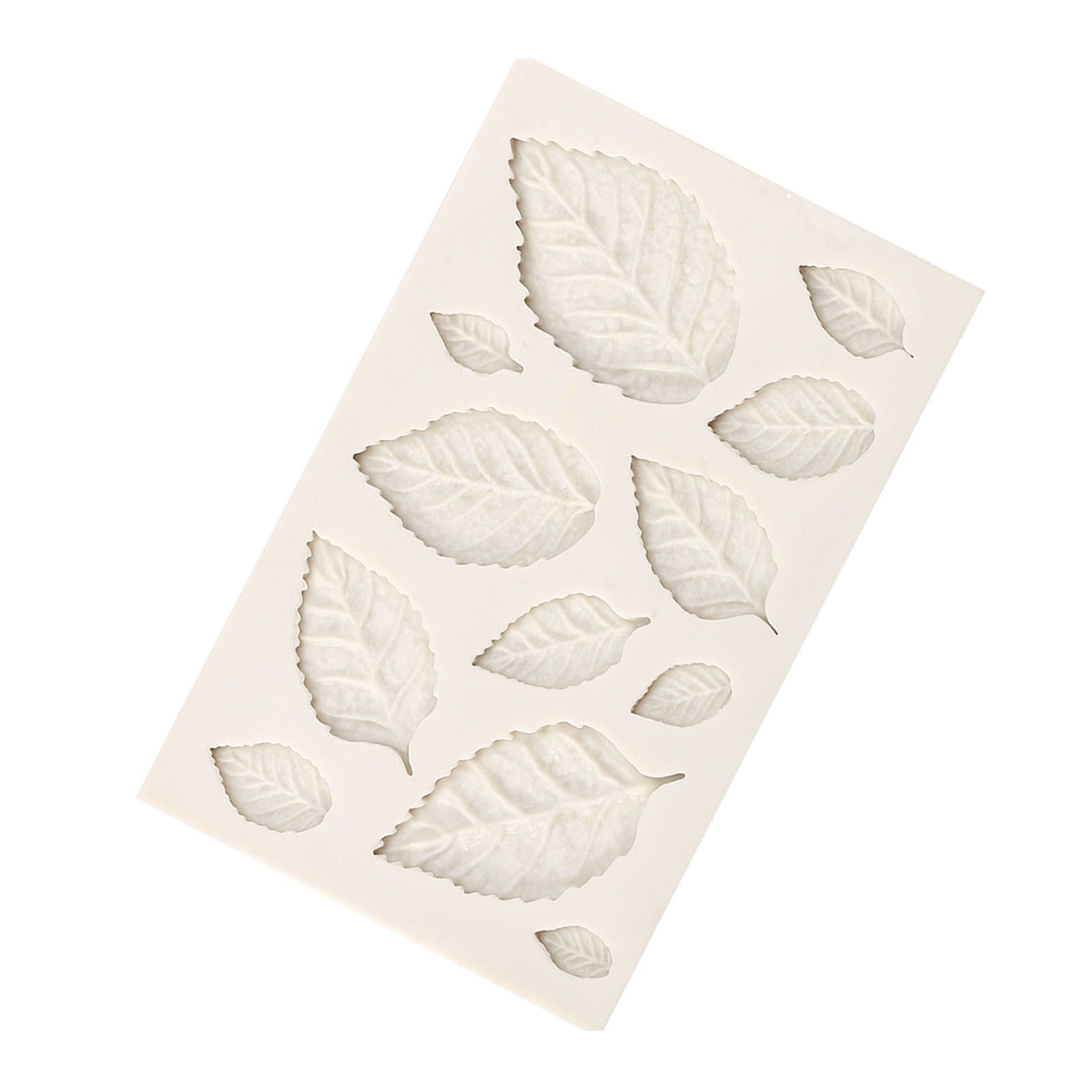 3D Silicone Leaves Fondant Cake Mold Creative Chocolate Sugarcraft Mould view 3