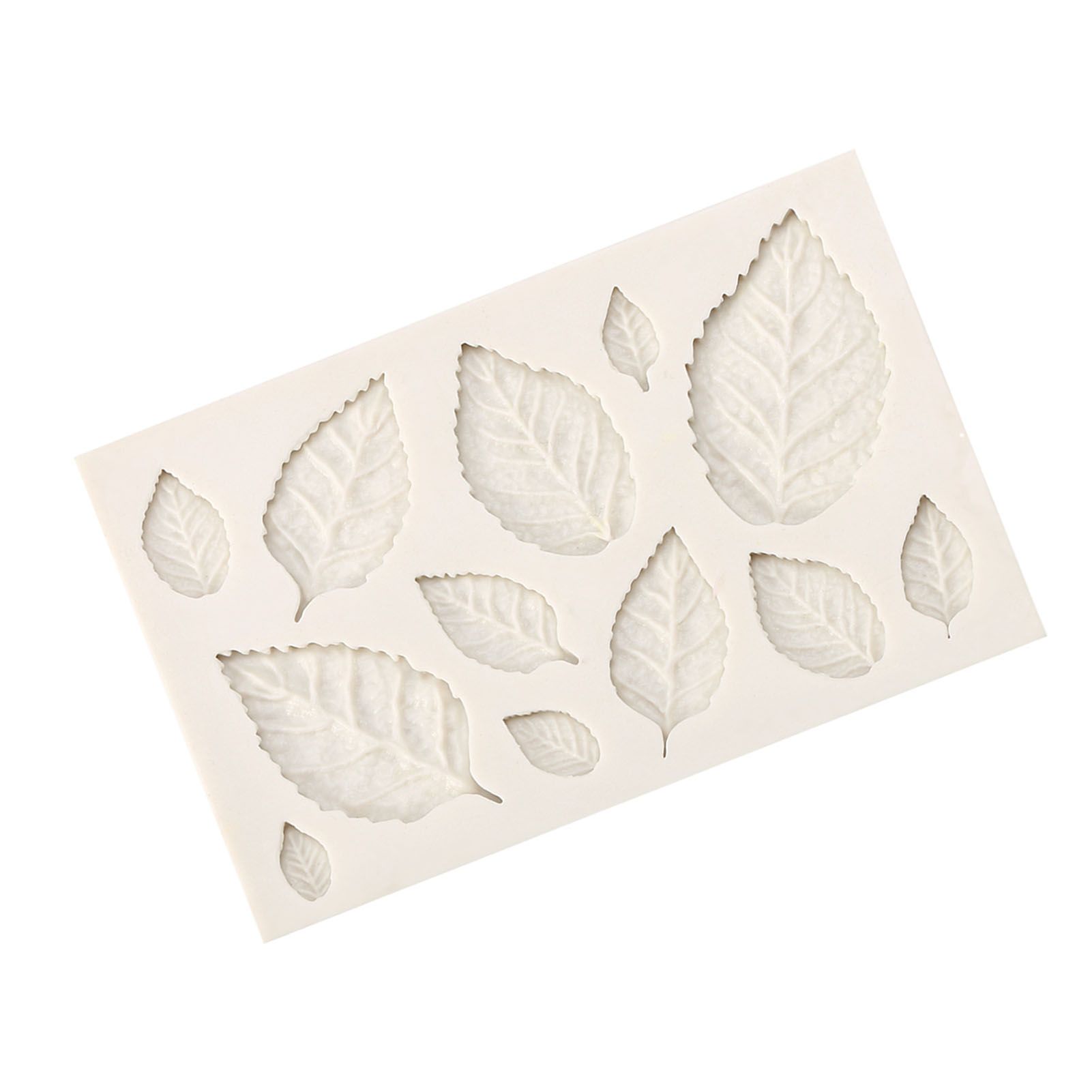3D Silicone Leaves Fondant Cake Mold Creative Chocolate Sugarcraft Mould view 12