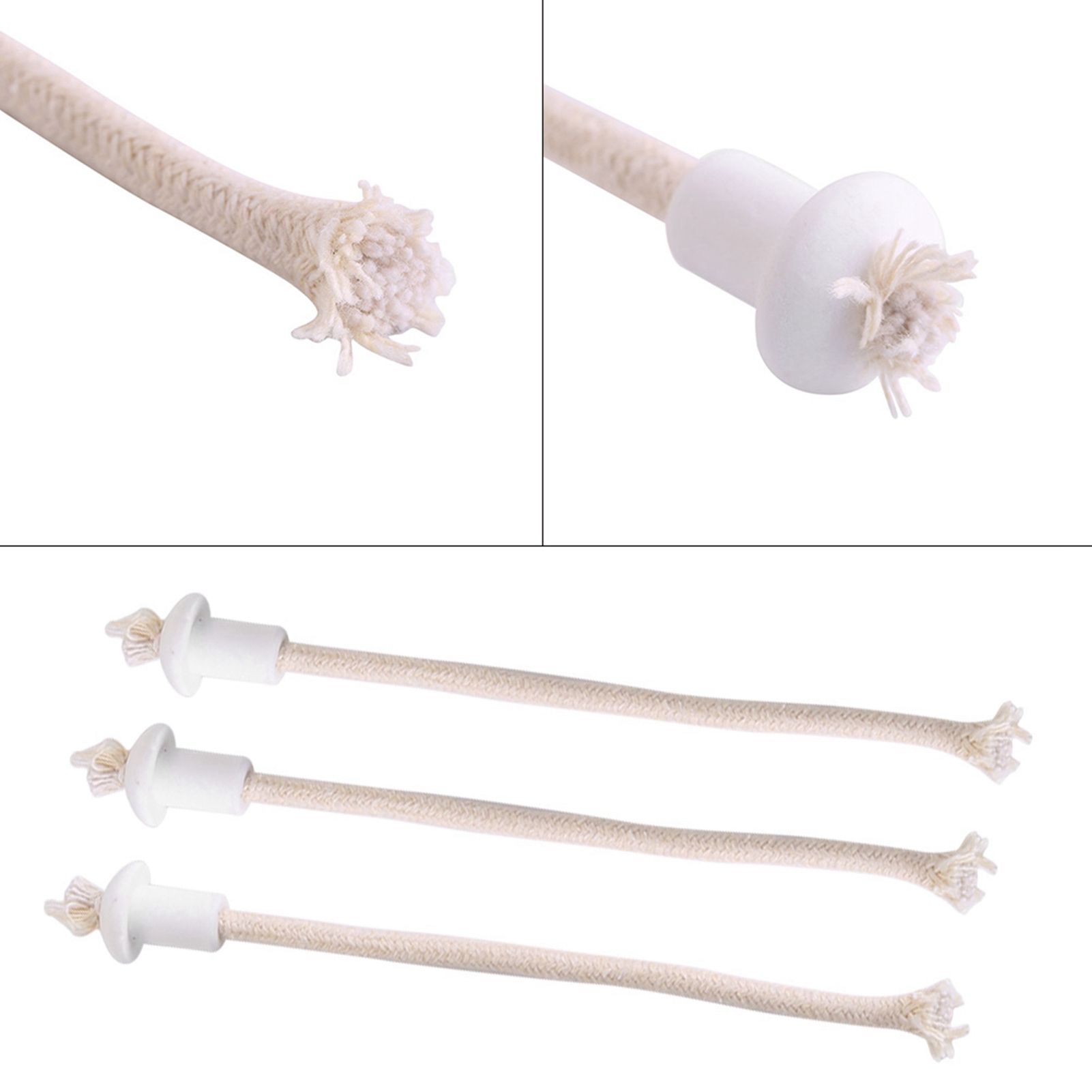 7Pcs Ceramic Holders Torch Wine Bottle Oil Candle Lamp Heat Resistant Kerosene view 8