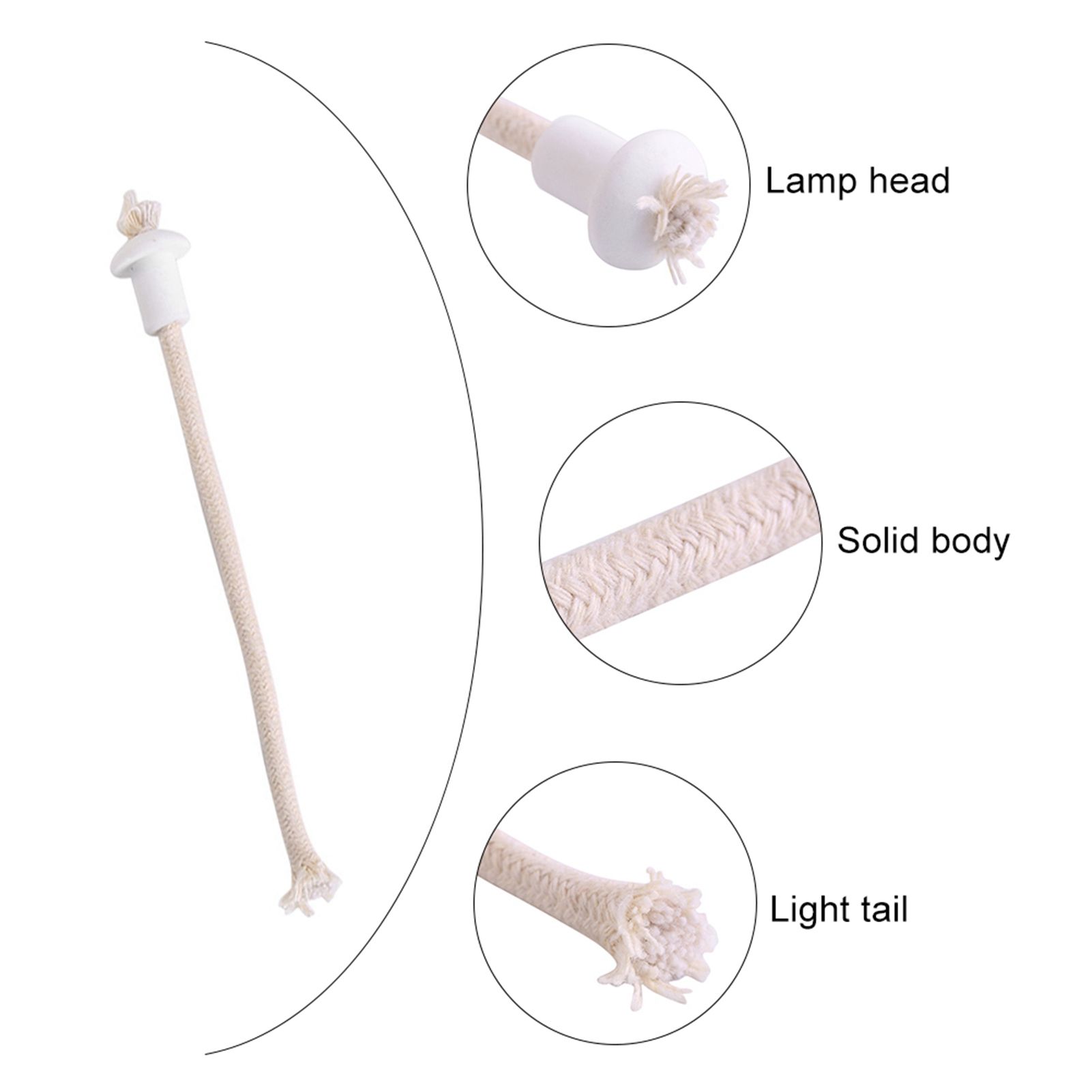 7Pcs Ceramic Holders Torch Wine Bottle Oil Candle Lamp Heat Resistant Kerosene view 15