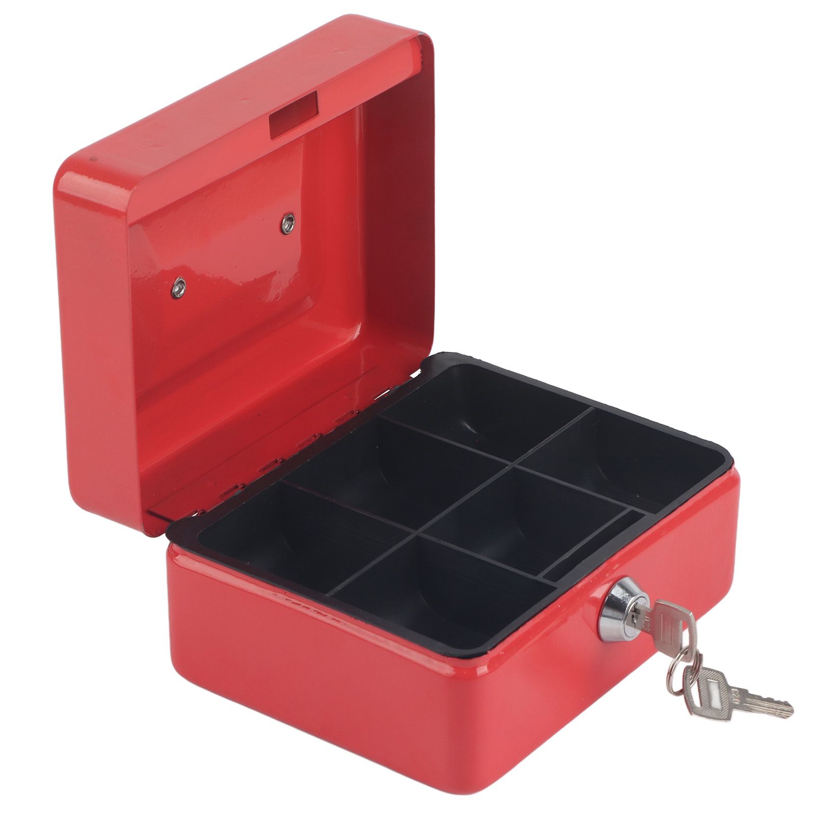 1Pc Mini Portable Iron Petty Lockable Cash Money Coin Safe Security Box — image 1