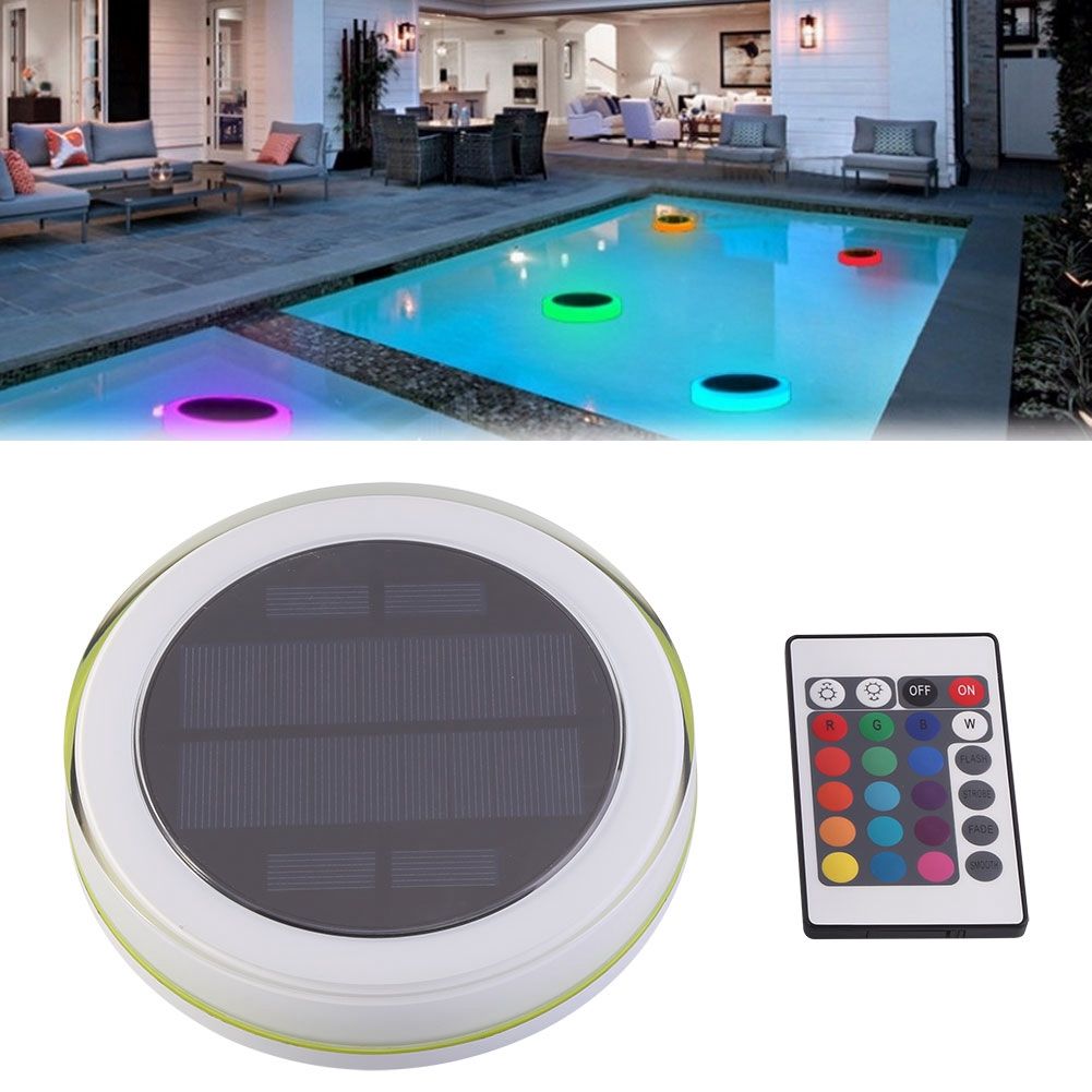Solar RGB Decoration Lamp LED Pond Swimming Pool Floating Fountain Light with view 9