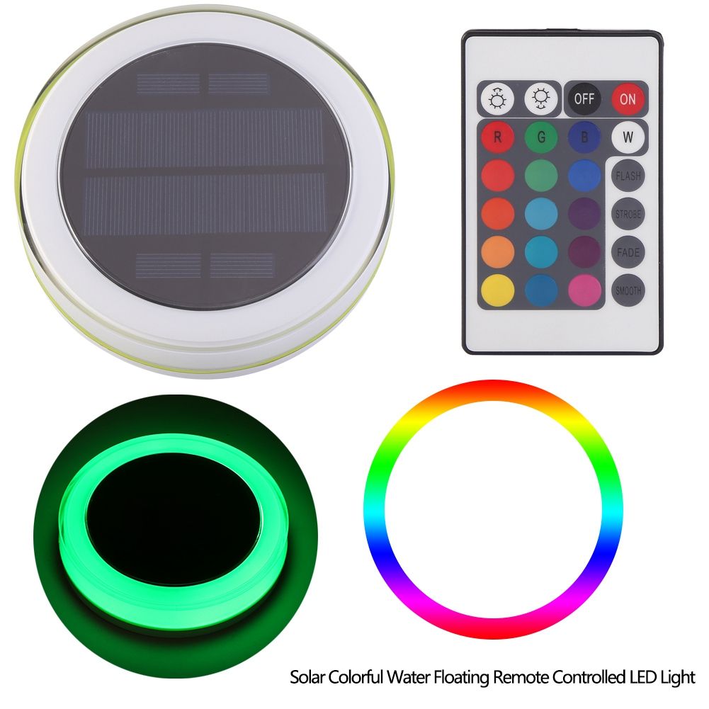 Solar RGB Decoration Lamp LED Pond Swimming Pool Floating Fountain Light with view 11