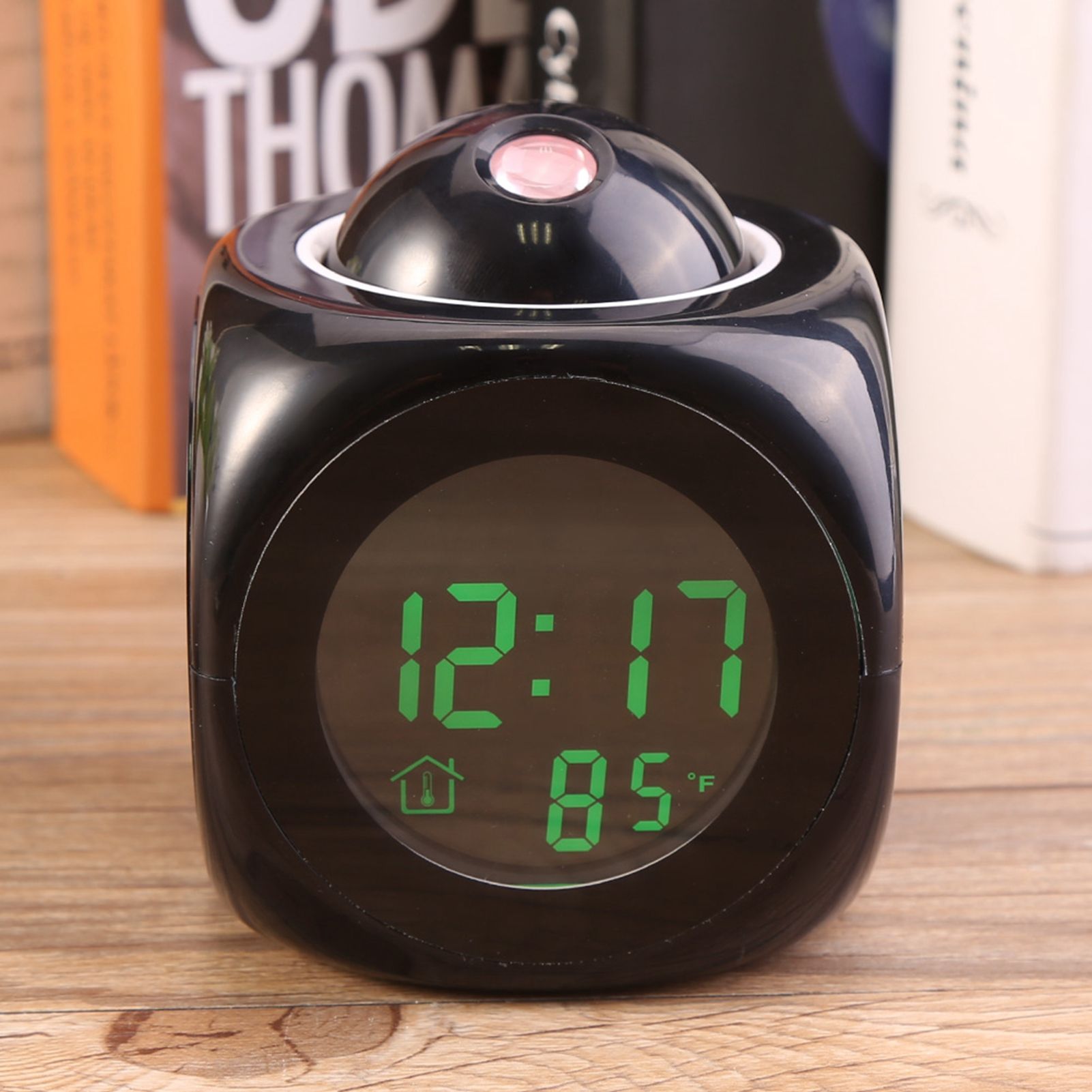 Multi Function Digital LCD Wall Projection Voice Talking Temperature Display view 12