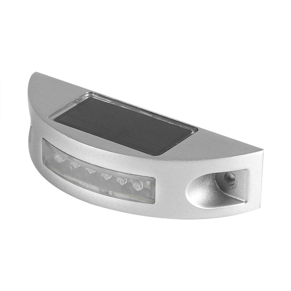 Casting Aluminum Solar Power 6 LED Waterproof Driveway Pathway Light Road Step view 2