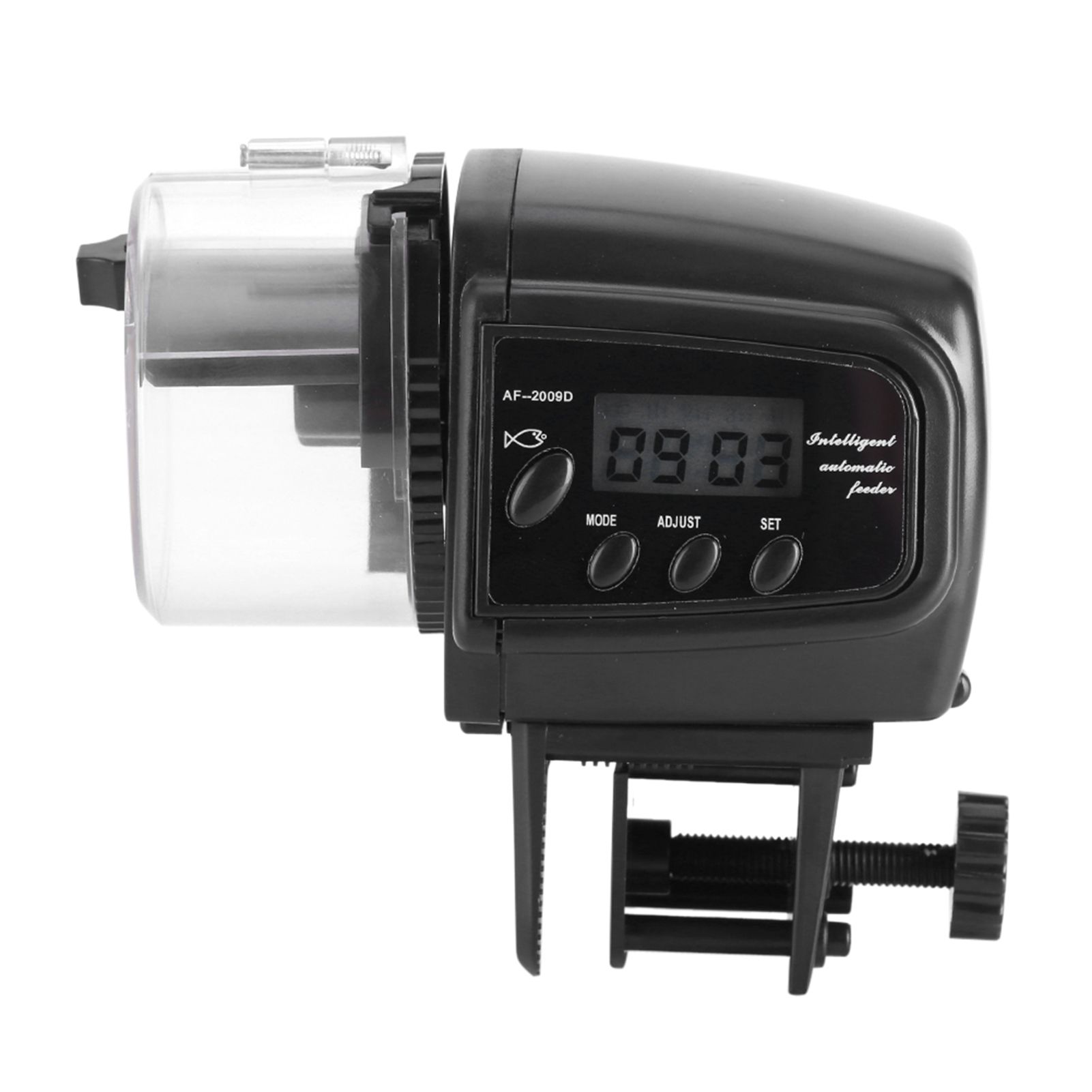 Digital LCD Electronic Fish Feeder Dispenser Timer Automatic Aquarium Tank view 3