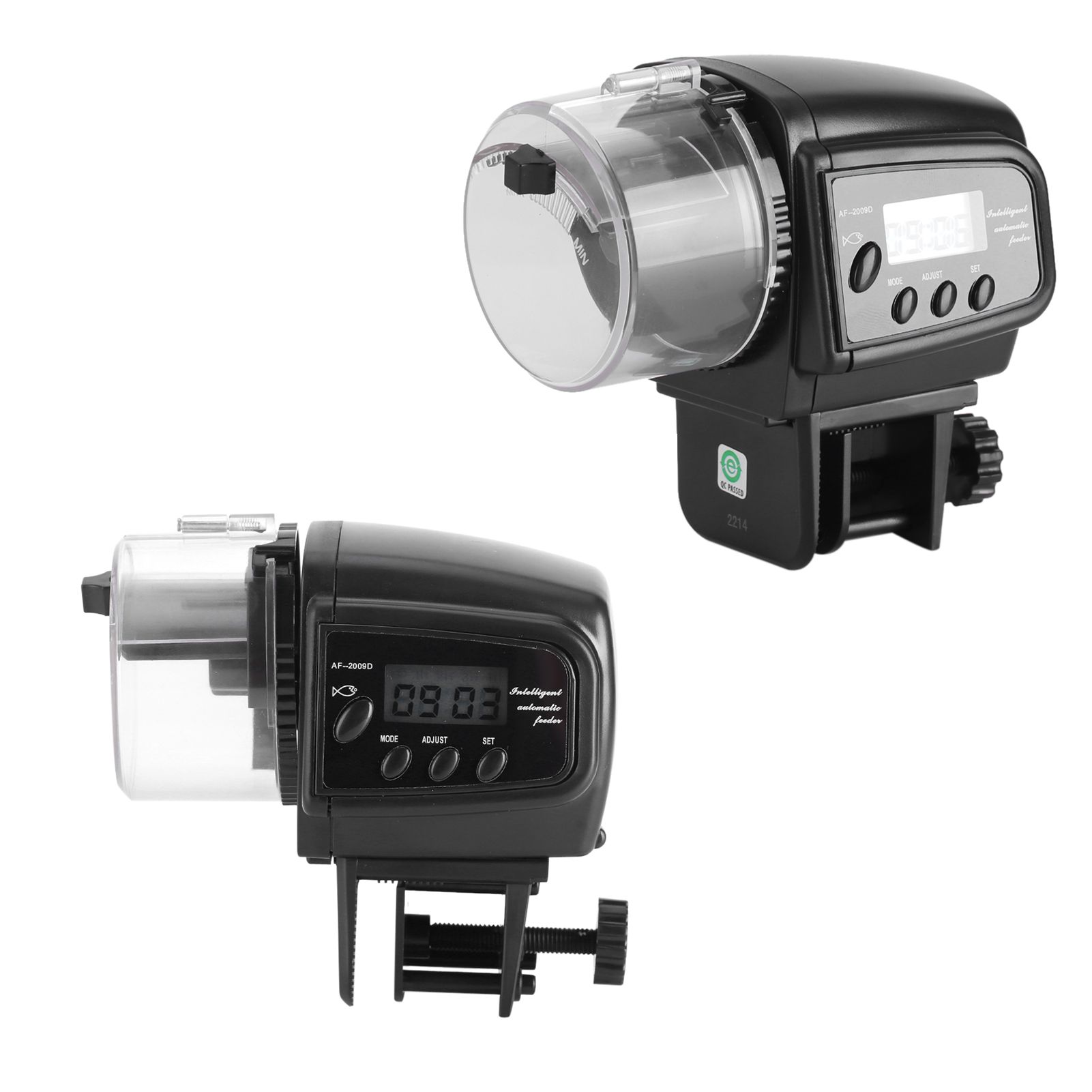 Digital LCD Electronic Fish Feeder Dispenser Timer Automatic Aquarium Tank view 8