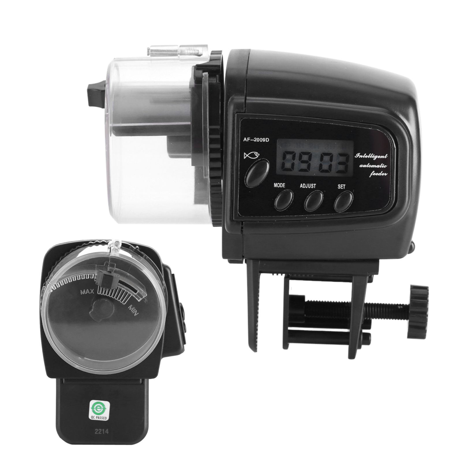 Digital LCD Electronic Fish Feeder Dispenser Timer Automatic Aquarium Tank view 10