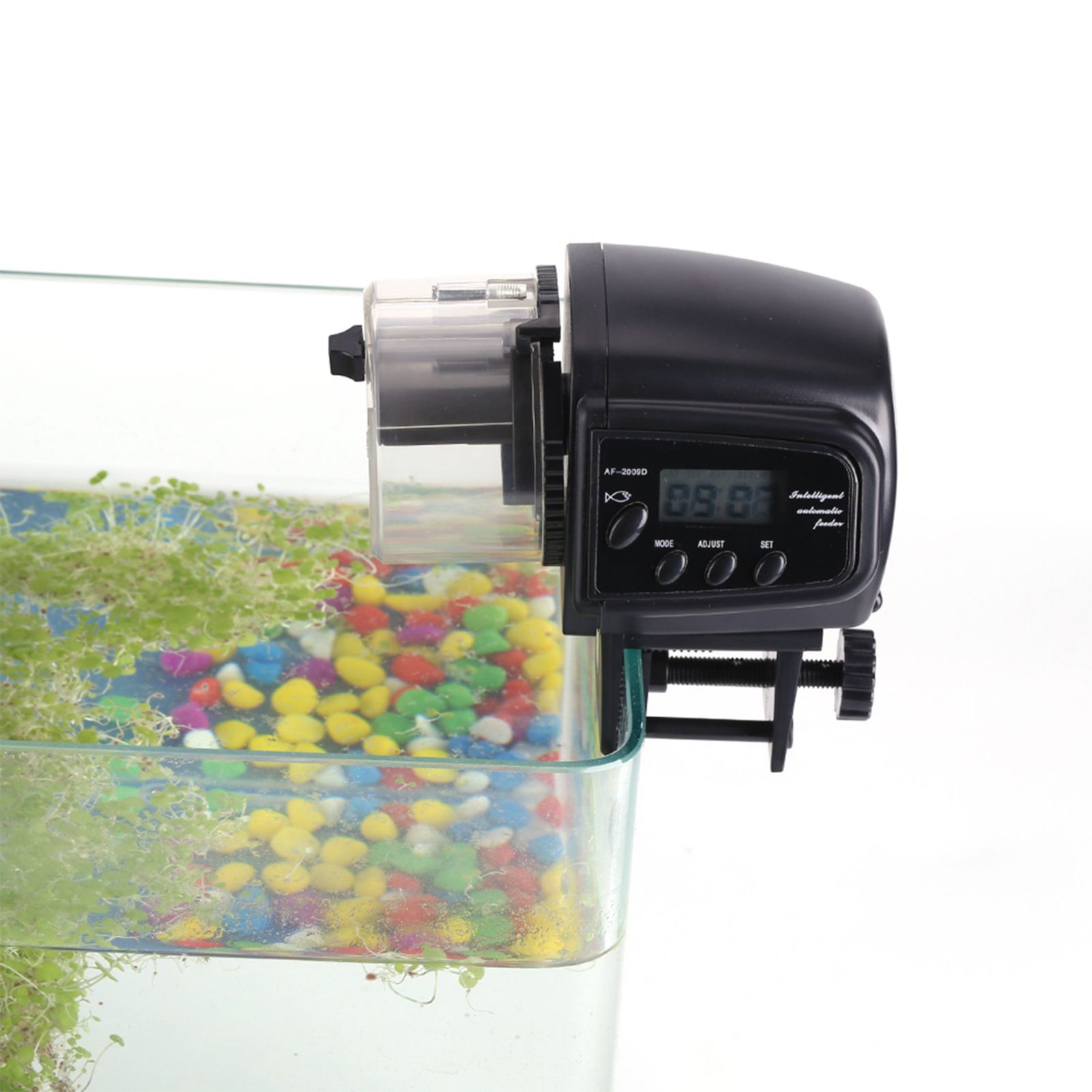 Digital LCD Electronic Fish Feeder Dispenser Timer Automatic Aquarium Tank view 12