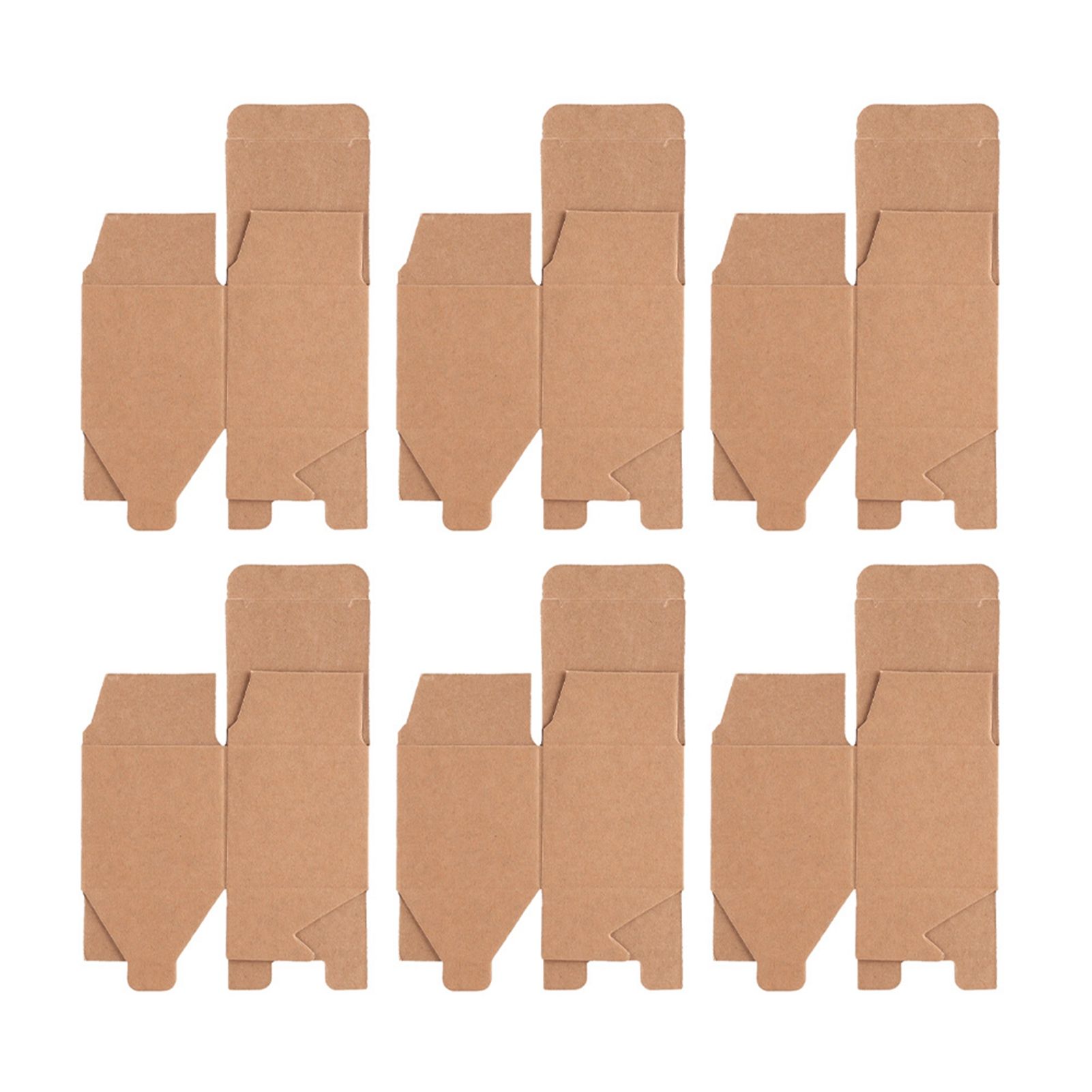 50PCS Brown Kraft Paper Square Wedding Favor Candy Chocolate Gift Party Supply view 5
