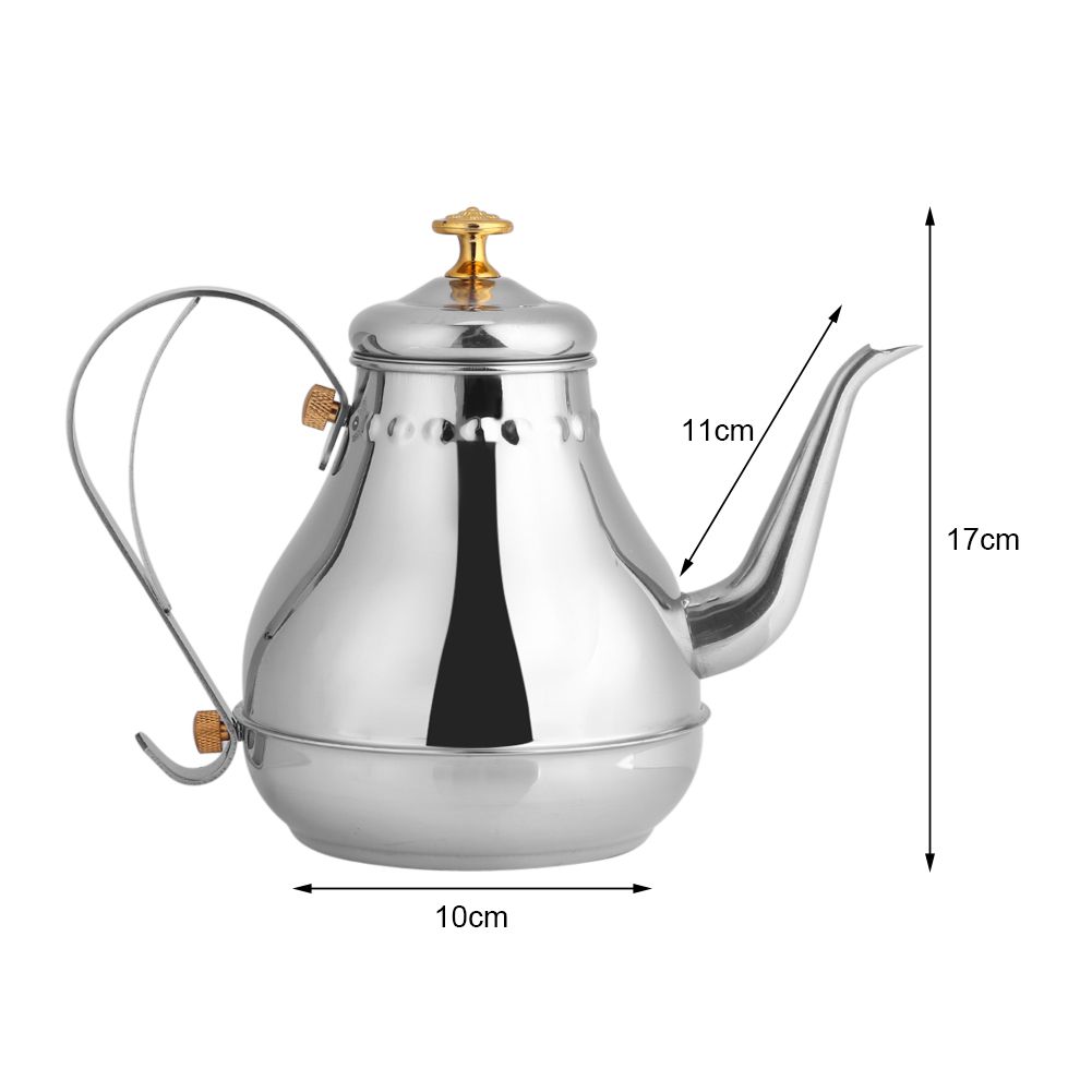 1.2L Stainless Steel Gooseneck Pour Coffee Drip Kettle Tea Filter Pot Indoor view 2