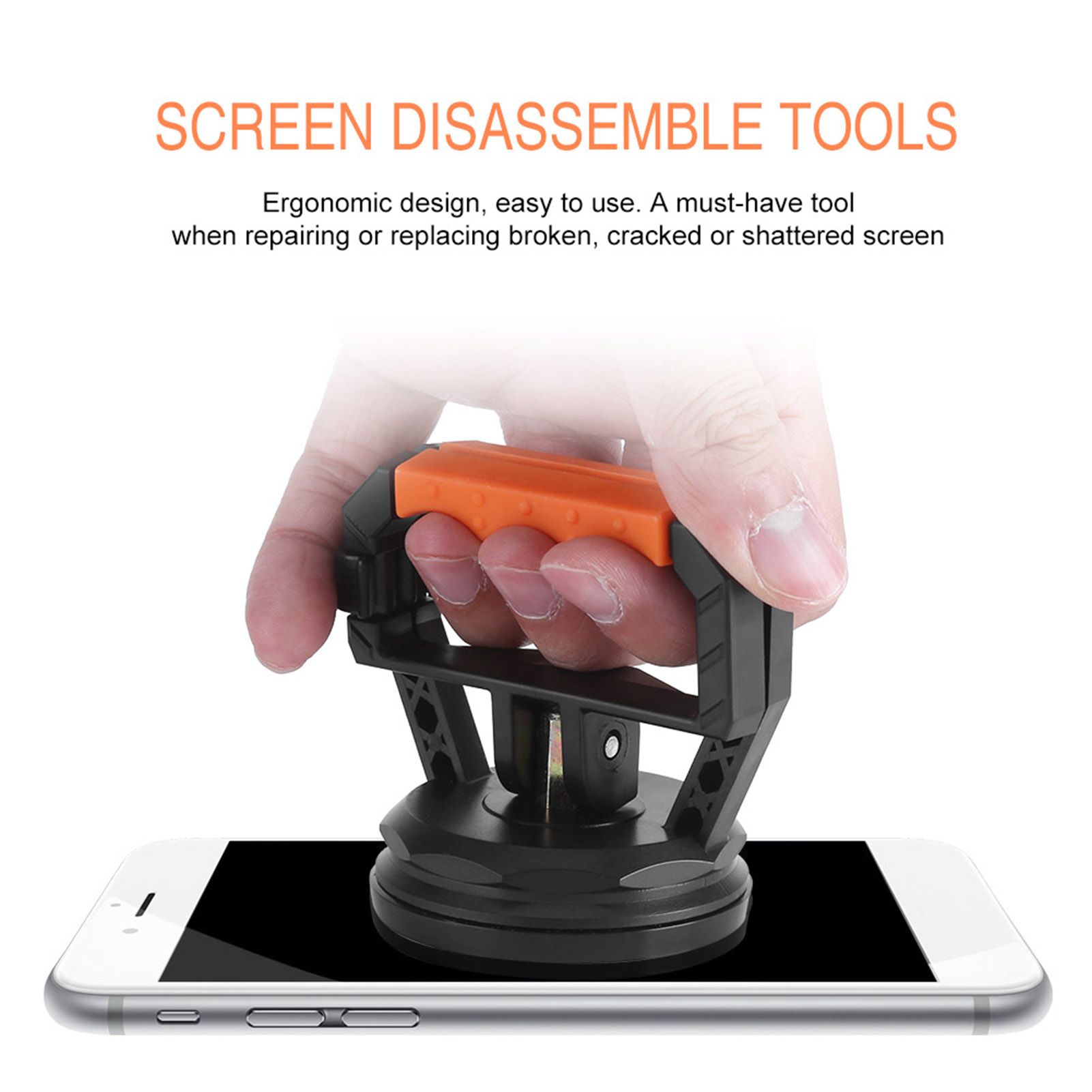 JAKEMY Cell Phone/Tablet Glass Screen Repair Disassemble Sucker Tool Suction view 12