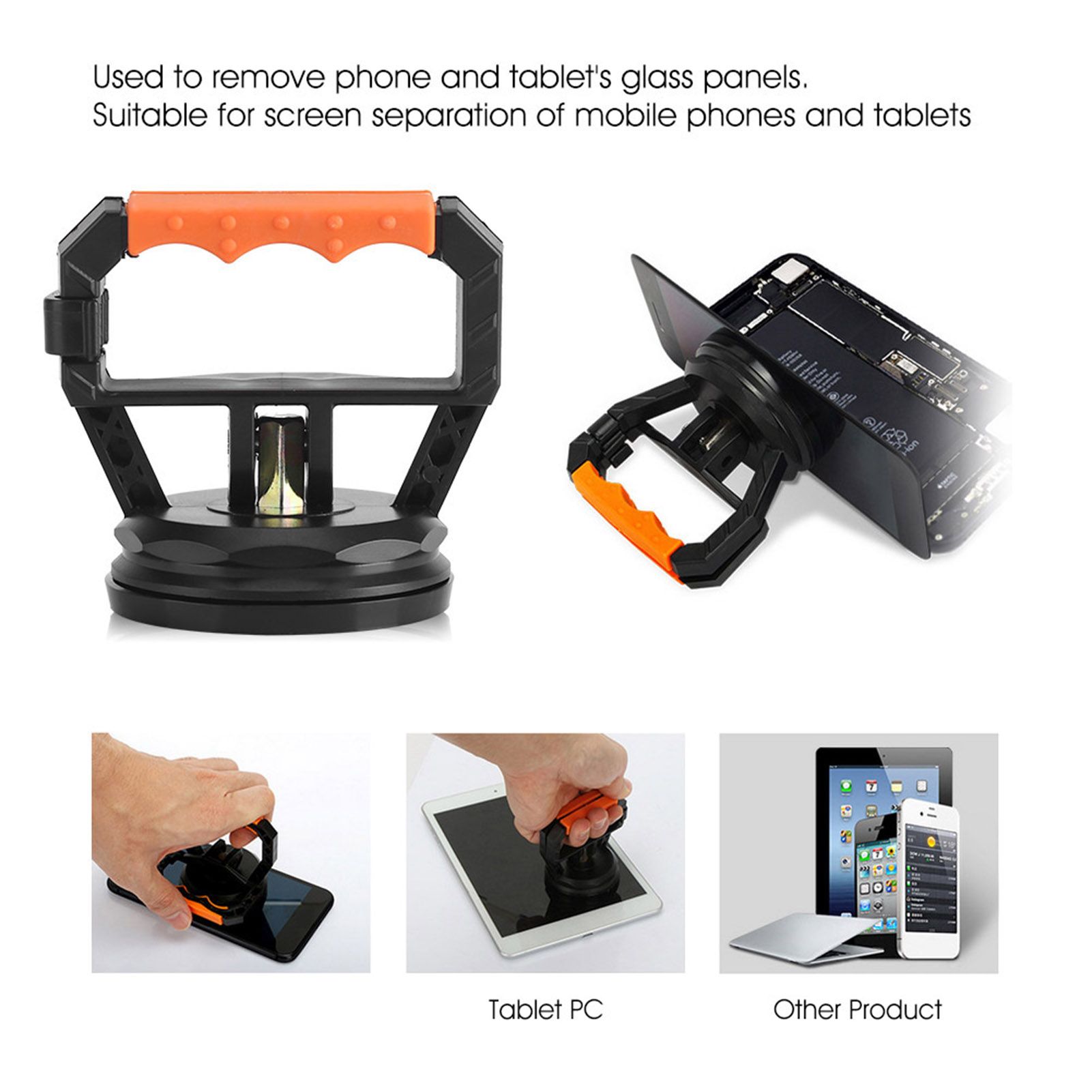 JAKEMY Cell Phone/Tablet Glass Screen Repair Disassemble Sucker Tool Suction view 13