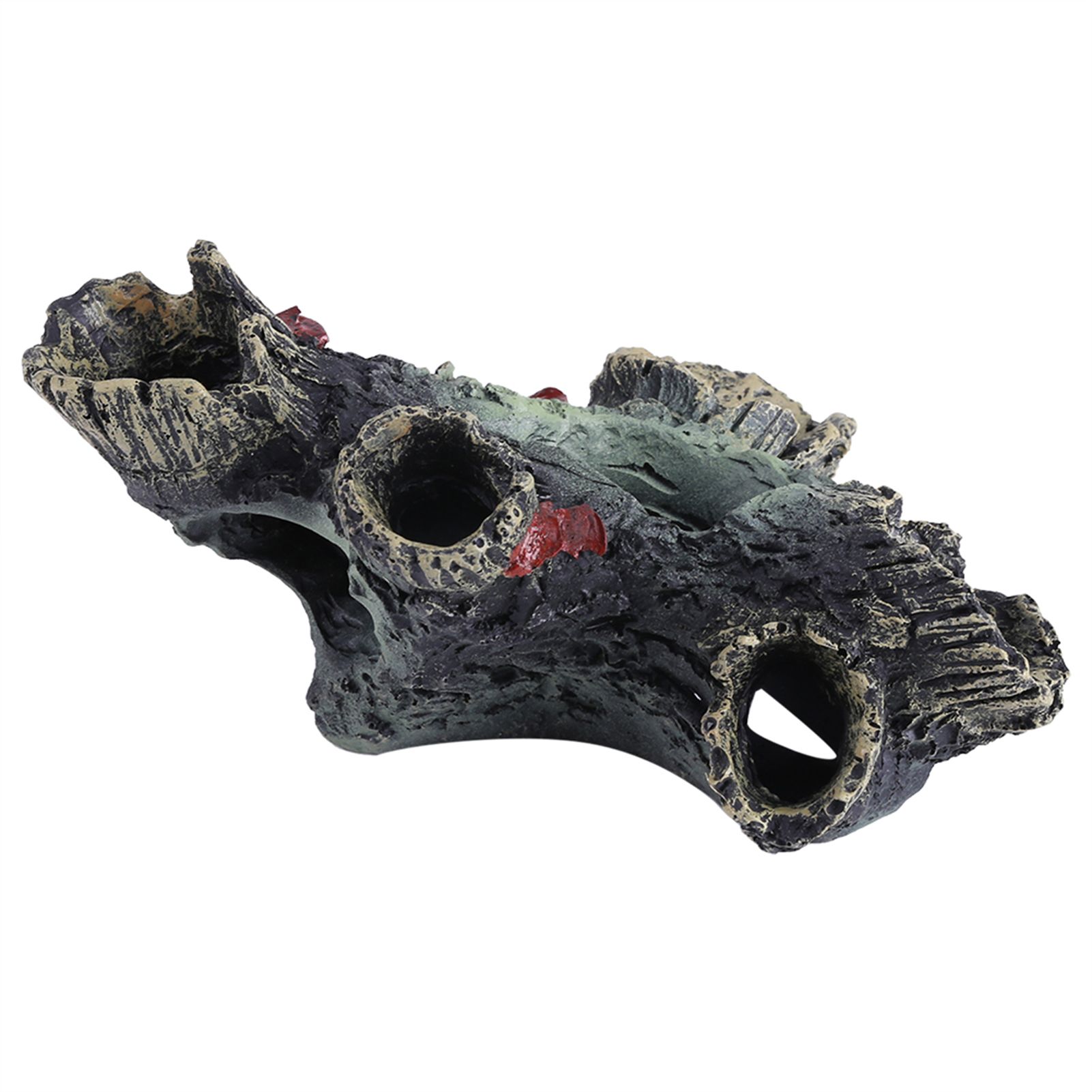 Artificial Resin Aqua Aquarium Dead Wood Fish To avoid Hole Tank Ornament Decor view 6