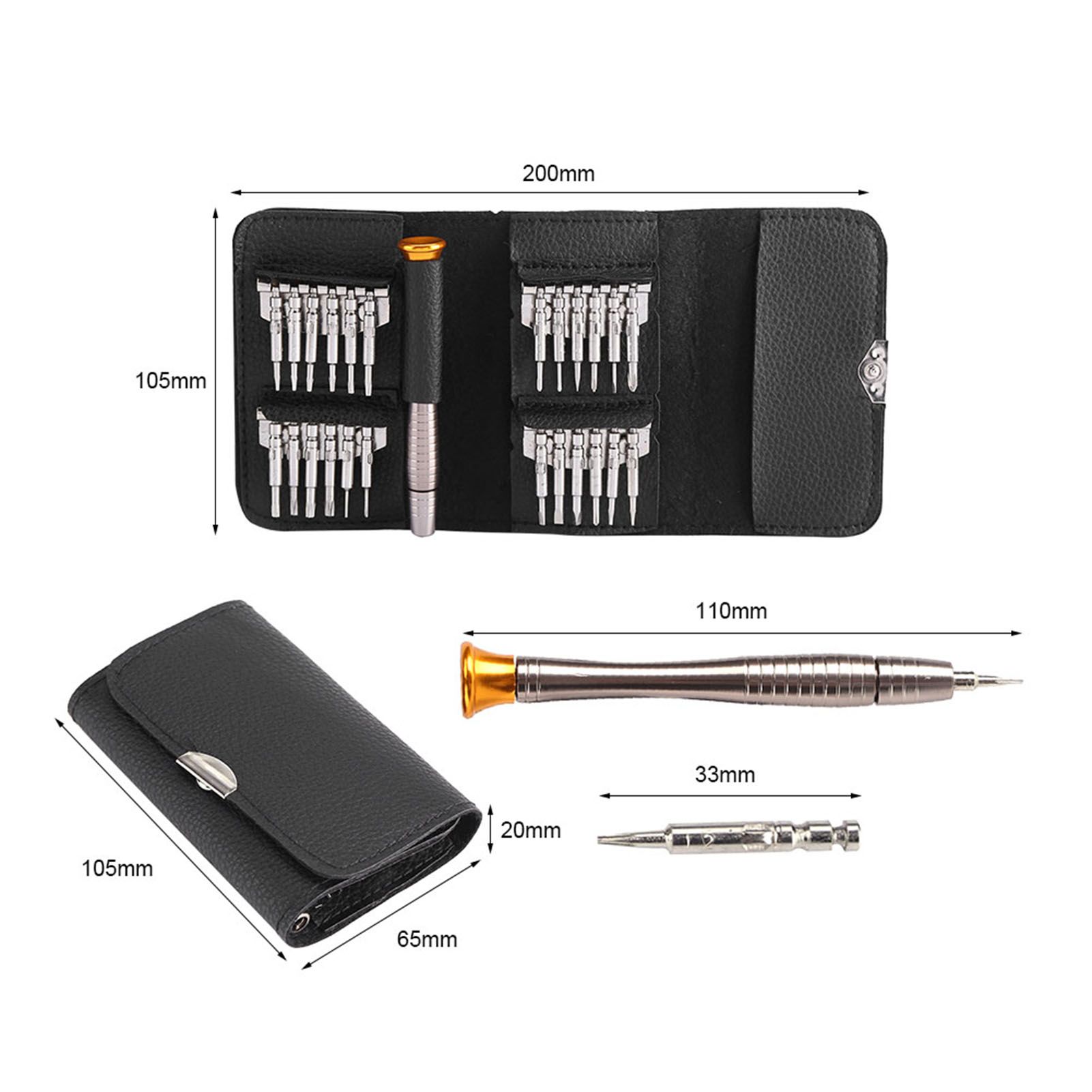 25 In 1 Small Mini Accuracy Screwdrivers Set Laptop Watch Jewelry Electronics view 12