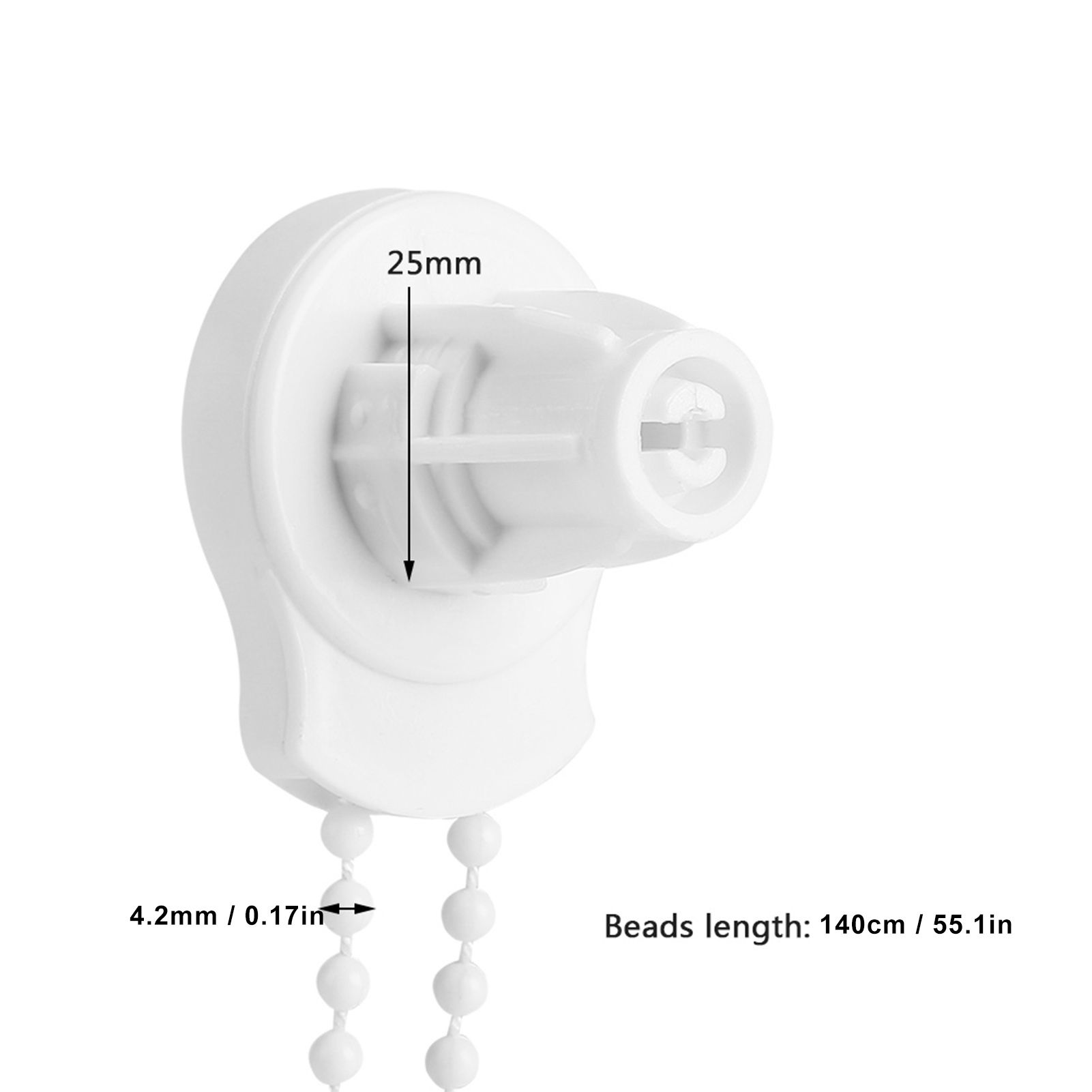 25mm Roller Blind Shade Clutch Bracket Side Pulley Chain Repair Fitting Kit view 11