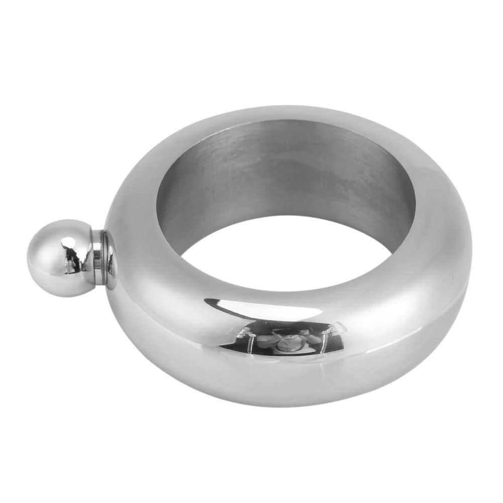 Bracelet Shaped Hip Flask Stainless Steel Flagon Wine Bottle Whiskey Drinkware view 2
