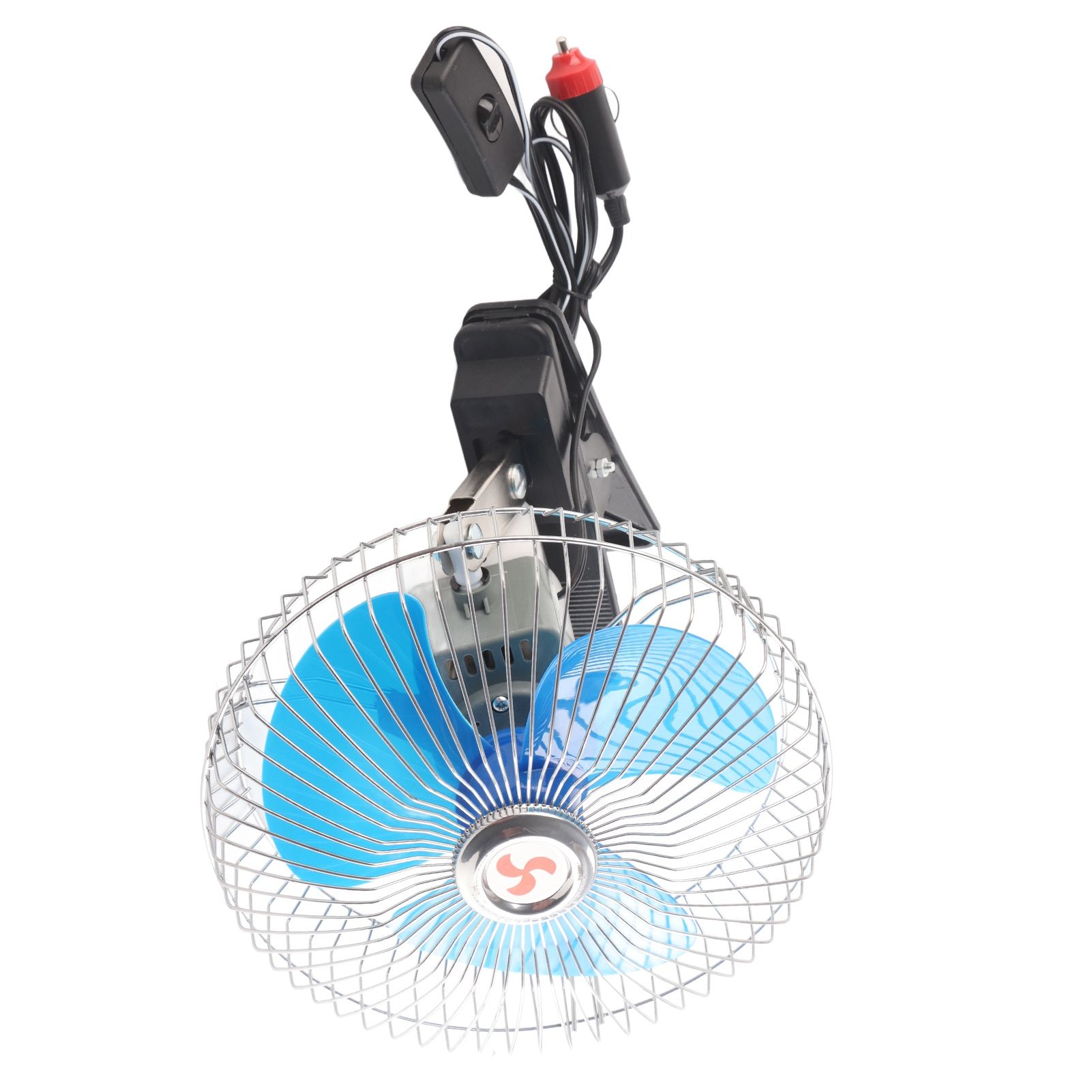 12V 25W Mini Portable Auto Vehicle Clip On Cooling Oscillating Fan for Car view 14