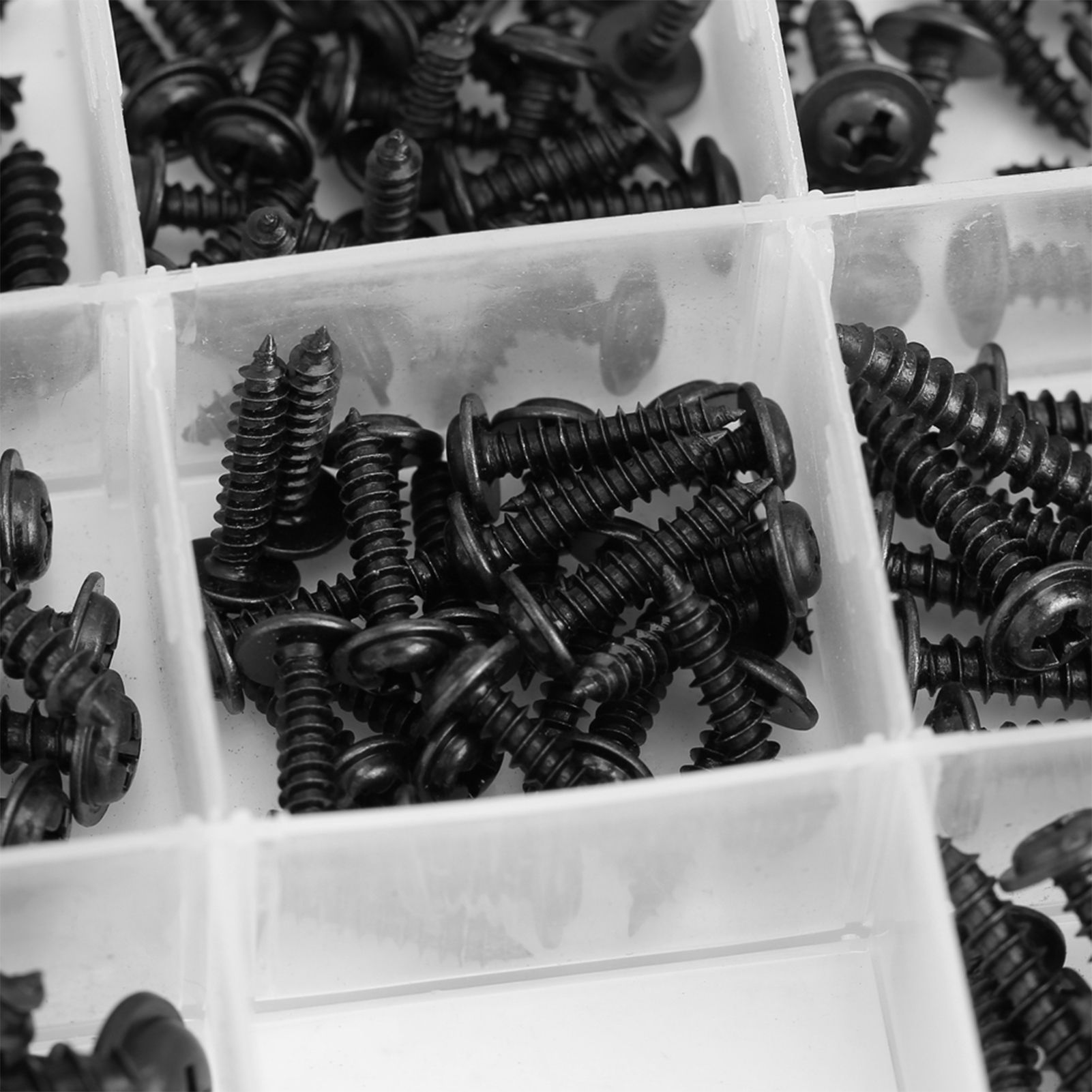 200Pcs Carbon Steel Round Head Self Tapping Screw Tools Accessories Set Screws Kit view 13