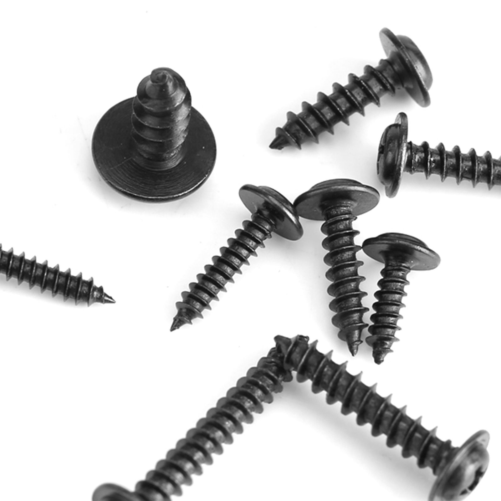 200Pcs Carbon Steel Round Head Self Tapping Screw Tools Accessories Set Screws Kit view 15