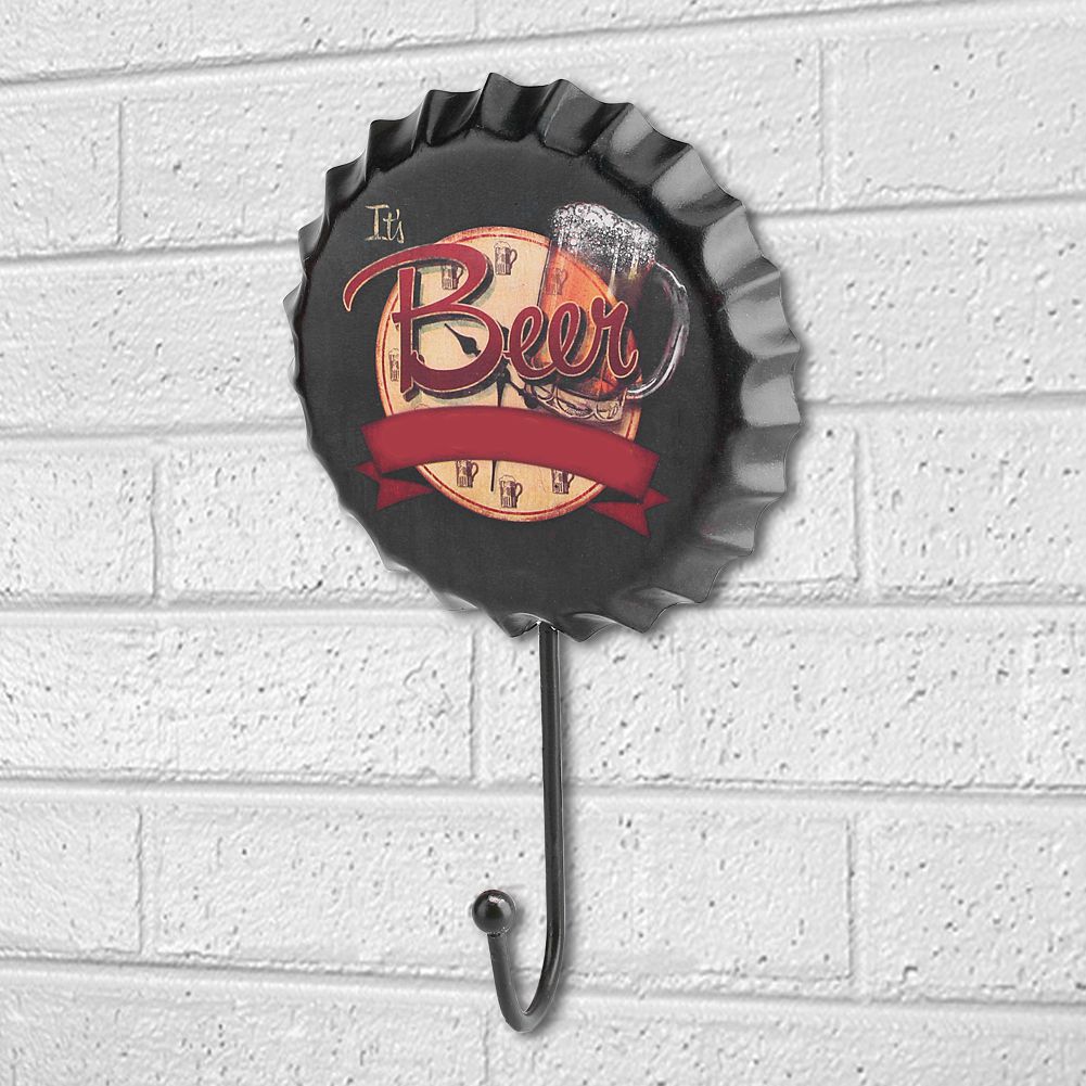 Retro Metal Bottle Cap Hook Tin Poster Wall Sign Pub Club Bar Coffee view 9
