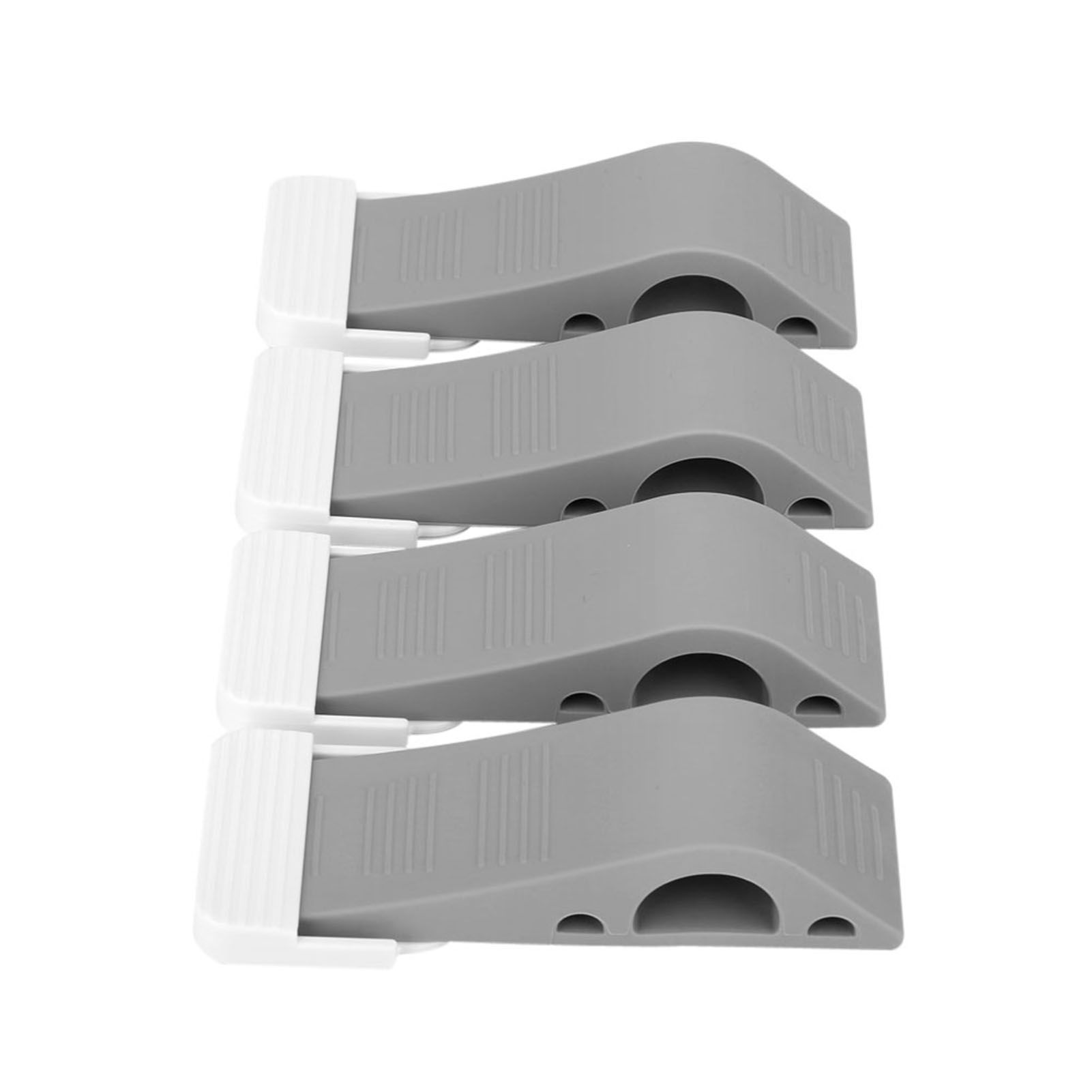4 Pack Home Office Door Stop TPR Rubber Wedge Stopper Kids Baby Finger Safety view 2