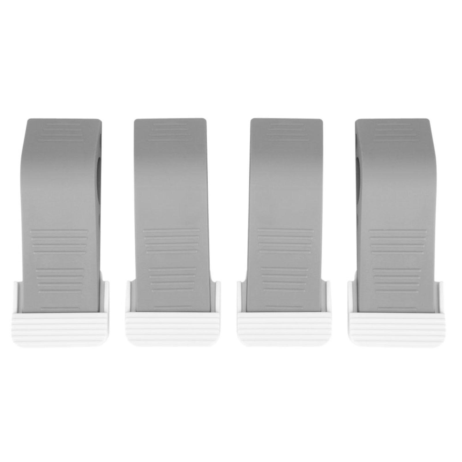 4 Pack Home Office Door Stop TPR Rubber Wedge Stopper Kids Baby Finger Safety view 3