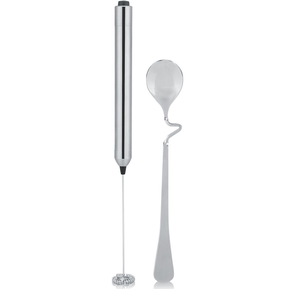 Kitchen Stainless Steel Handheld Battery Operated Electric Coffee Milk Frother view 13
