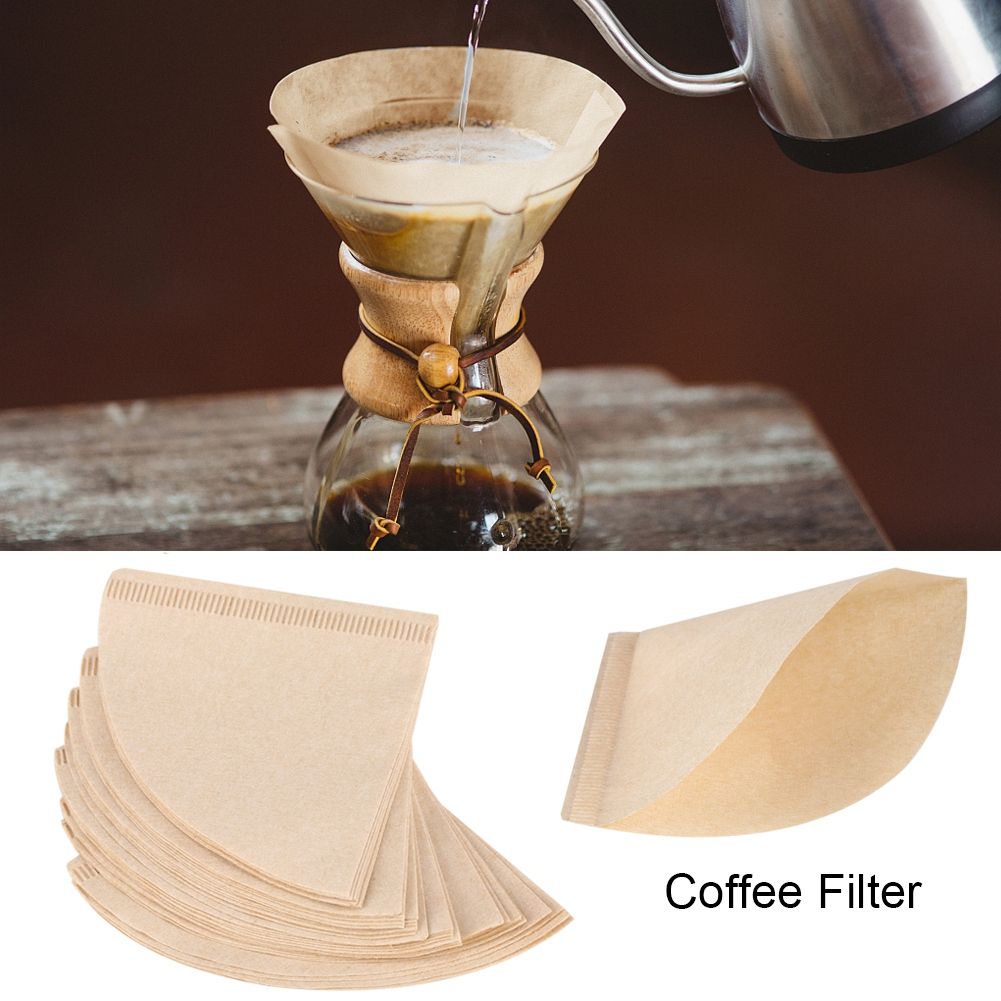 40Pcs Unbleached Natural Cone Shape Drip Coffee Cup Filter Papers #V02 view 12