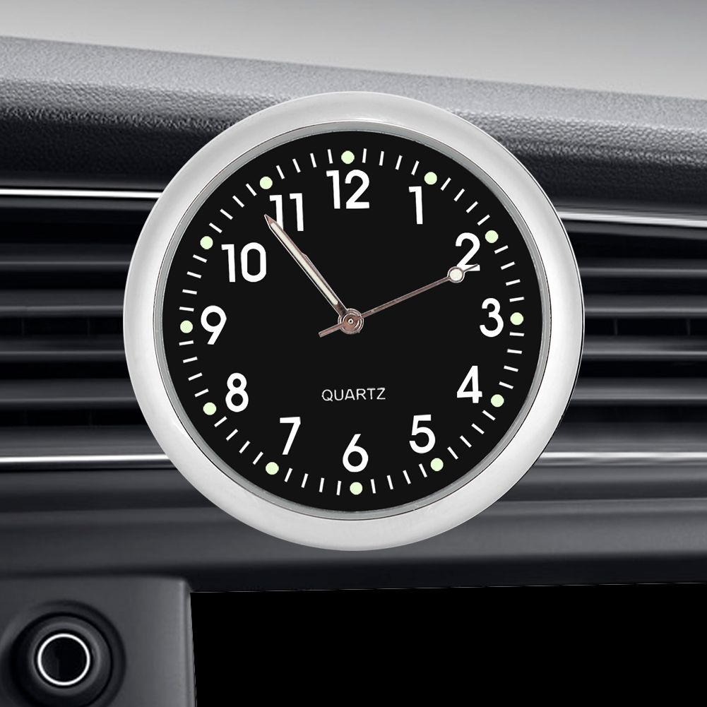 Mini Car Quartz Clock Digital Pointer Clocks Decoration with Night Light view 13