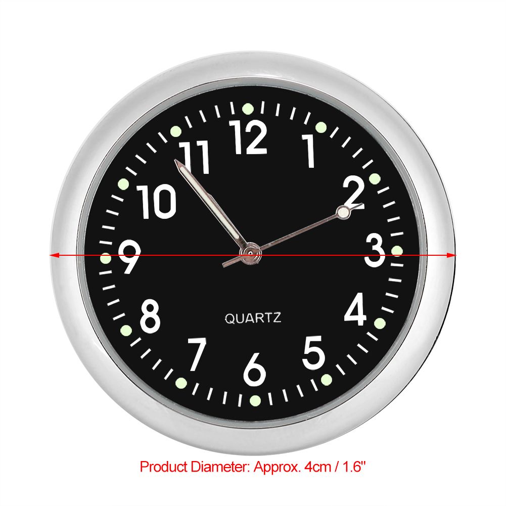 Mini Car Quartz Clock Digital Pointer Clocks Decoration with Night Light view 15