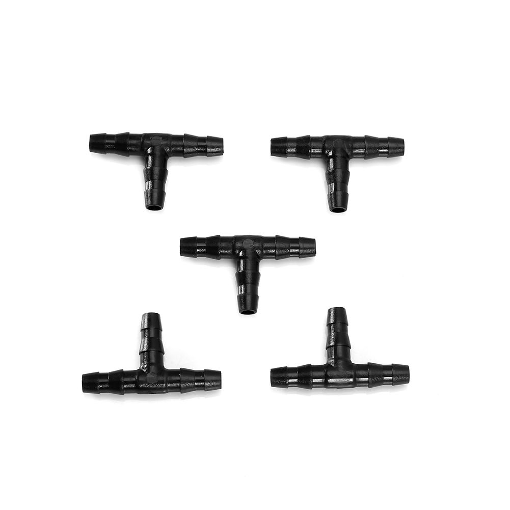 100PCS Sprinkler Irrigation T Pipe Barb Hose Fitting Joiner Drip System view 4