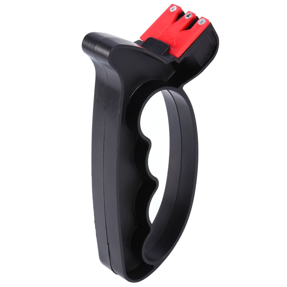 Professional 2 in 1 Handheld Scissors Knife Blade Cutter Sharpener Tools New view 4