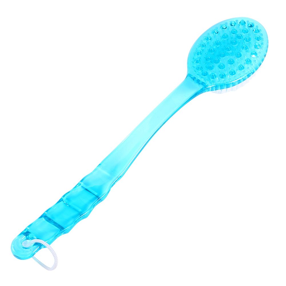Body Washing Bath Shower Back Skin Clean Brush Scrubber Massager W/ Long Handle view 3