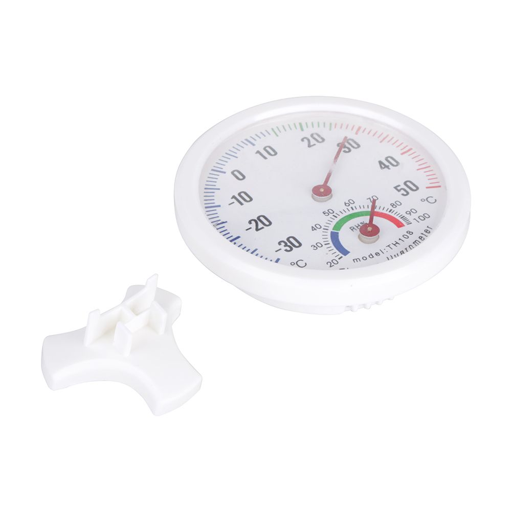 TH108 Indoor Analog Temperature Humidity Meter Thermometer Hygrometer -30~50°C H view 5