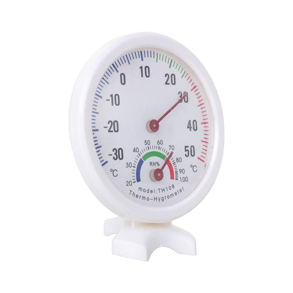 TH108 Indoor Analog Temperature Humidity Meter Thermometer Hygrometer -30~50°C H view 6