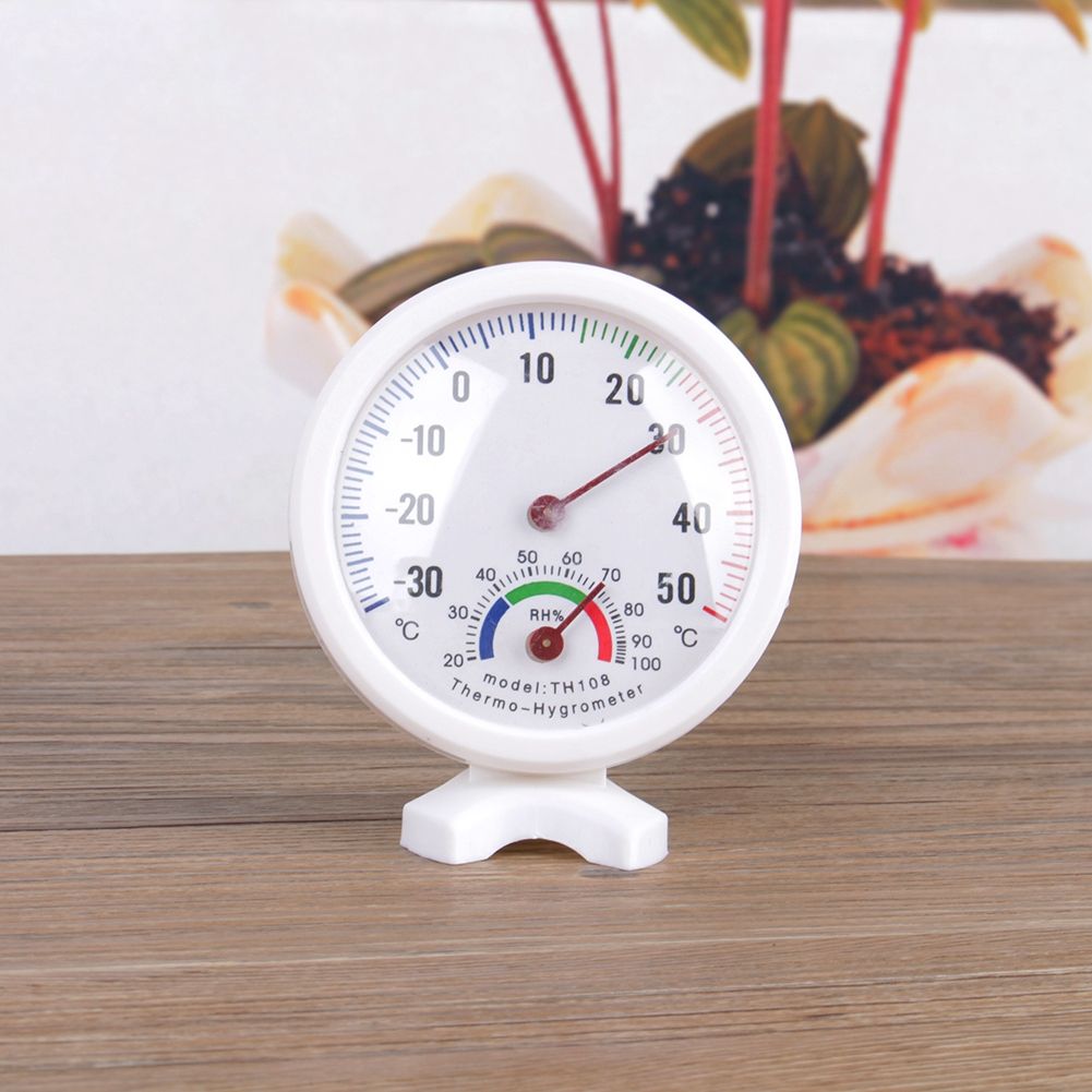 TH108 Indoor Analog Temperature Humidity Meter Thermometer Hygrometer -30~50°C H view 7