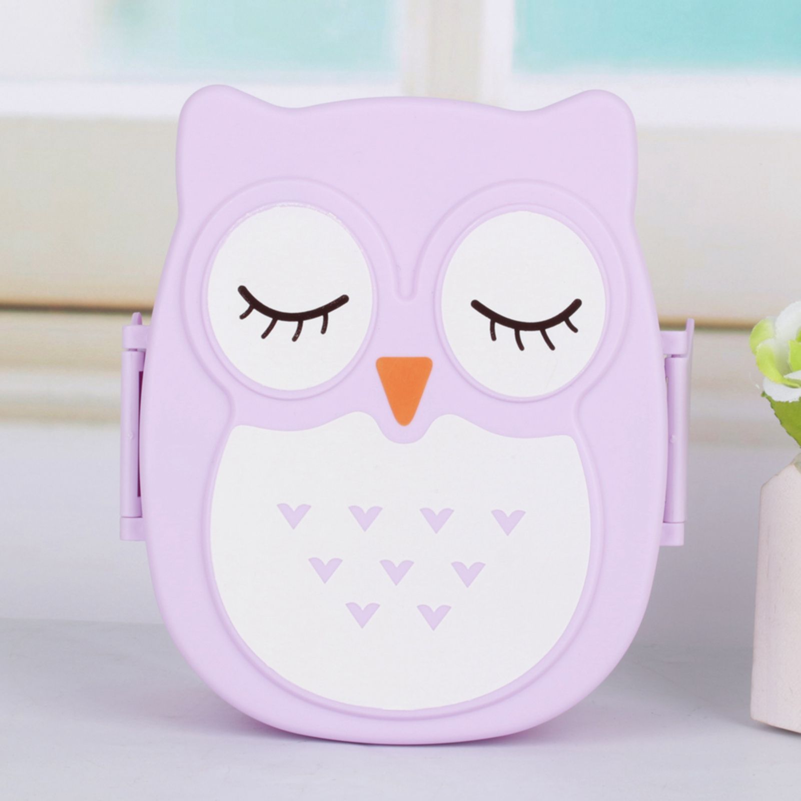 Plastic Portable Cartoon Lunch Box Food Safe Microwave Storage Container view 11