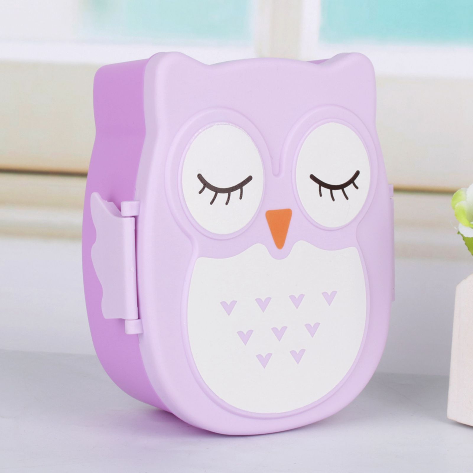Plastic Portable Cartoon Lunch Box Food Safe Microwave Storage Container view 12