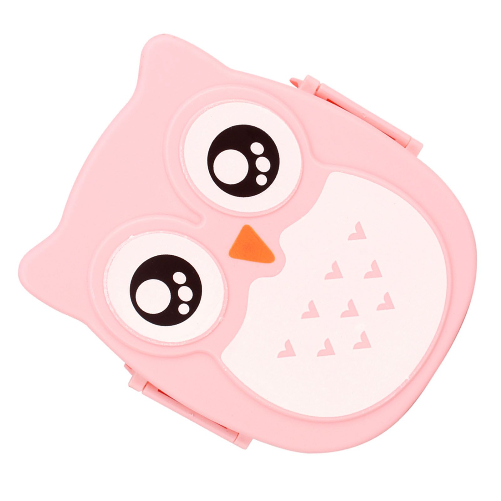 Plastic Portable Cartoon Owl Lunch Box Food Safe Microwave Storage Container view 5