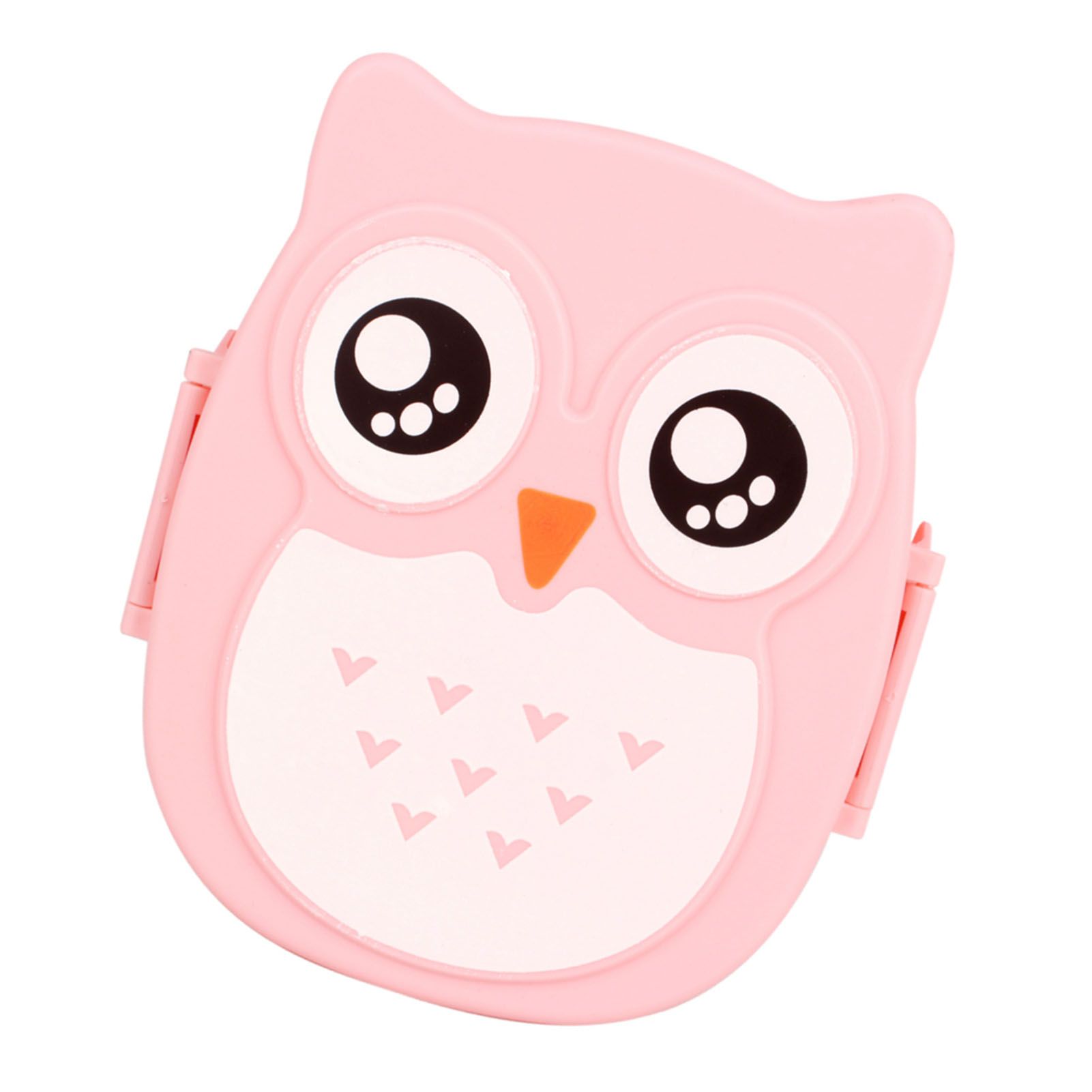 Plastic Portable Cartoon Owl Lunch Box Food Safe Microwave Storage Container view 6