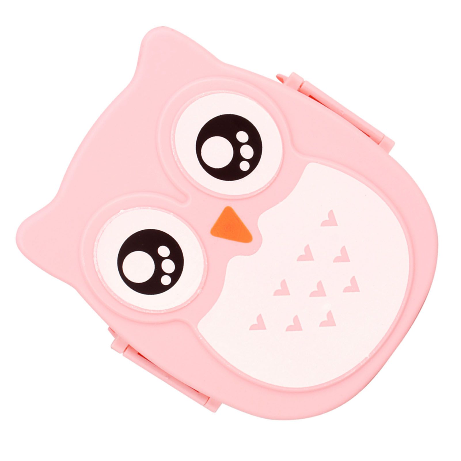 Plastic Portable Cartoon Owl Lunch Box Food Safe Microwave Storage Container view 14