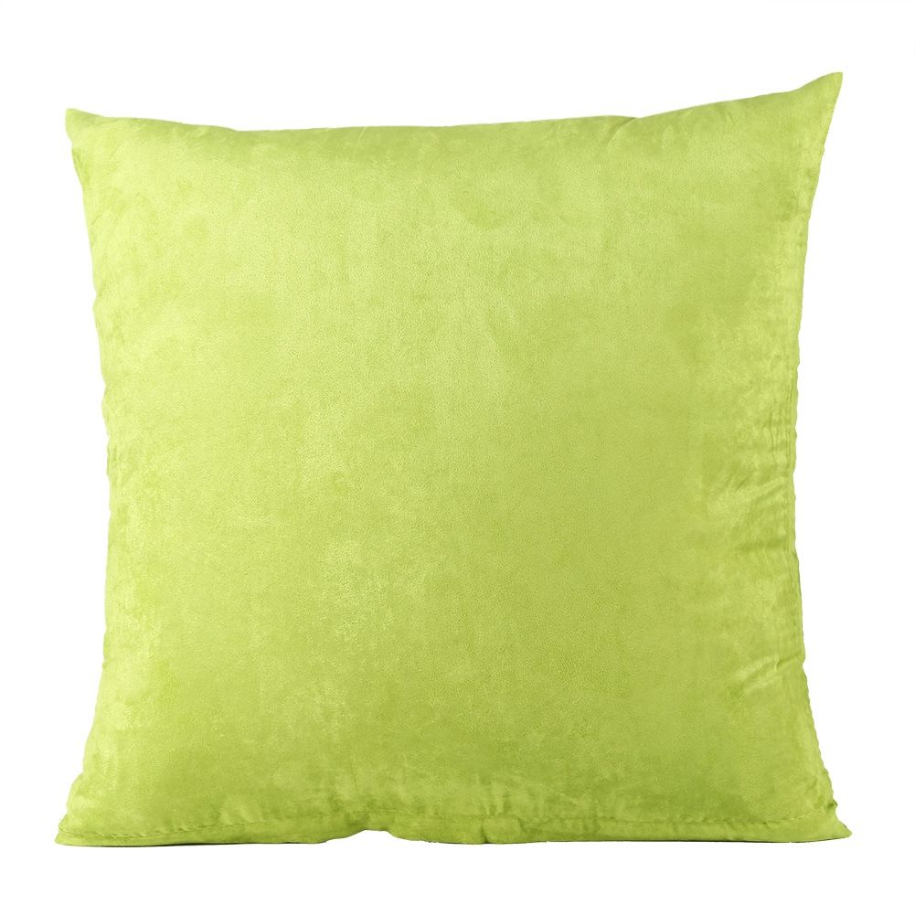 45*45cm Pillow Pure Color Sofa Seat Cushion Cover Car Bed Office Pillows Send