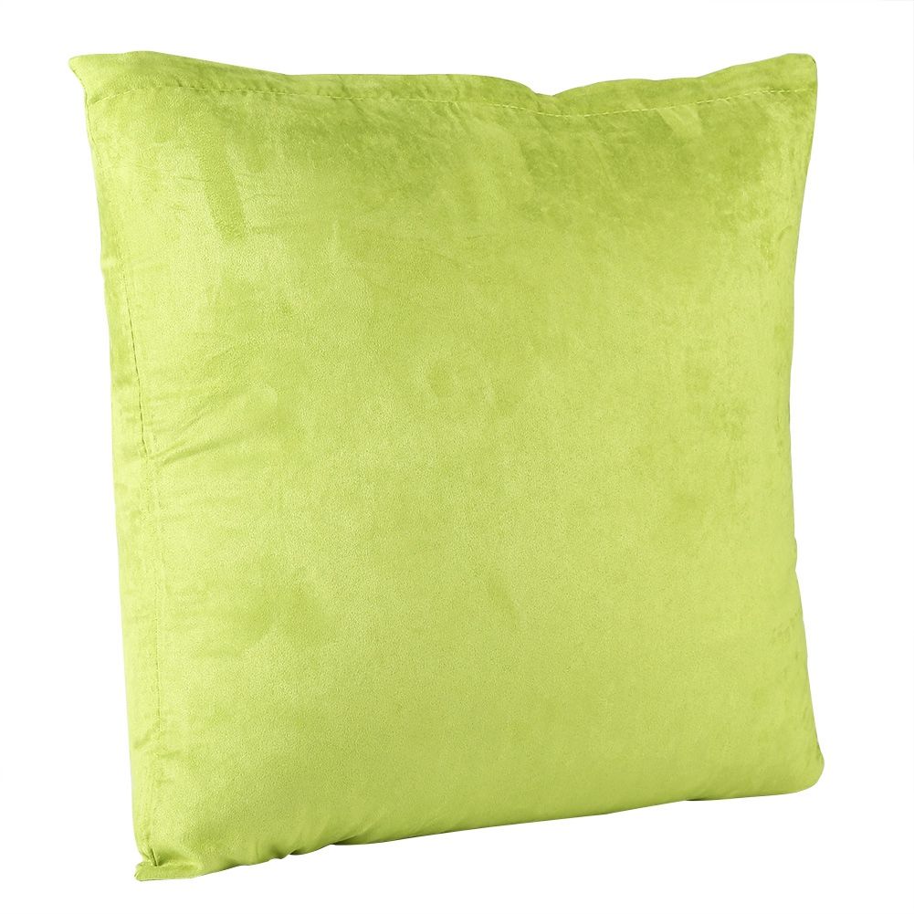 45*45cm Pillow Pure Color Sofa Seat Cushion Cover Car Bed Office Pillows Send view 2