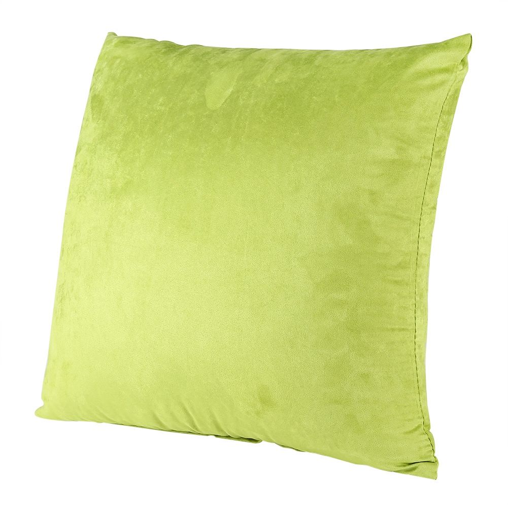 45*45cm Pillow Pure Color Sofa Seat Cushion Cover Car Bed Office Pillows Send view 3