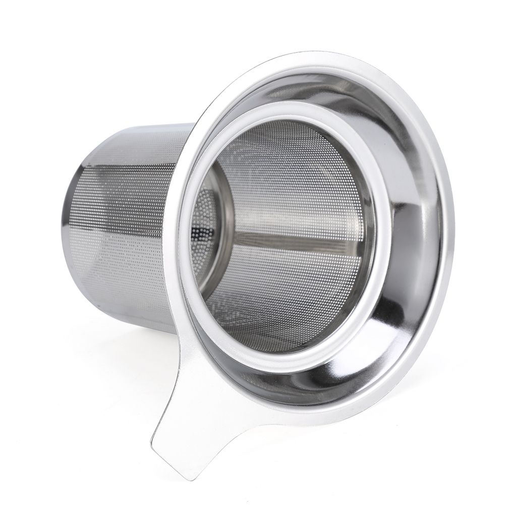 Stainless Steel Mesh Tea Infuser Reusable Cup Strainer Loose Leaf Spice Filter view 3