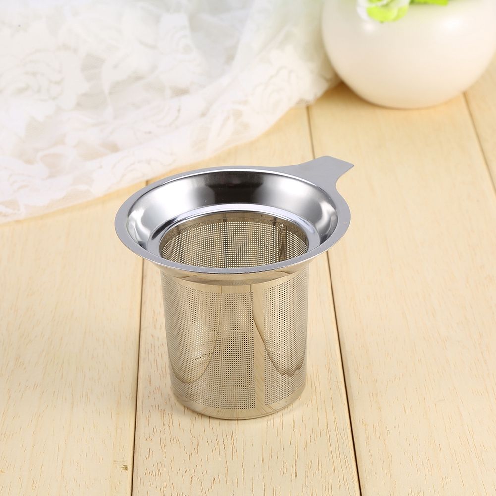 Stainless Steel Mesh Tea Infuser Reusable Cup Strainer Loose Leaf Spice Filter view 5